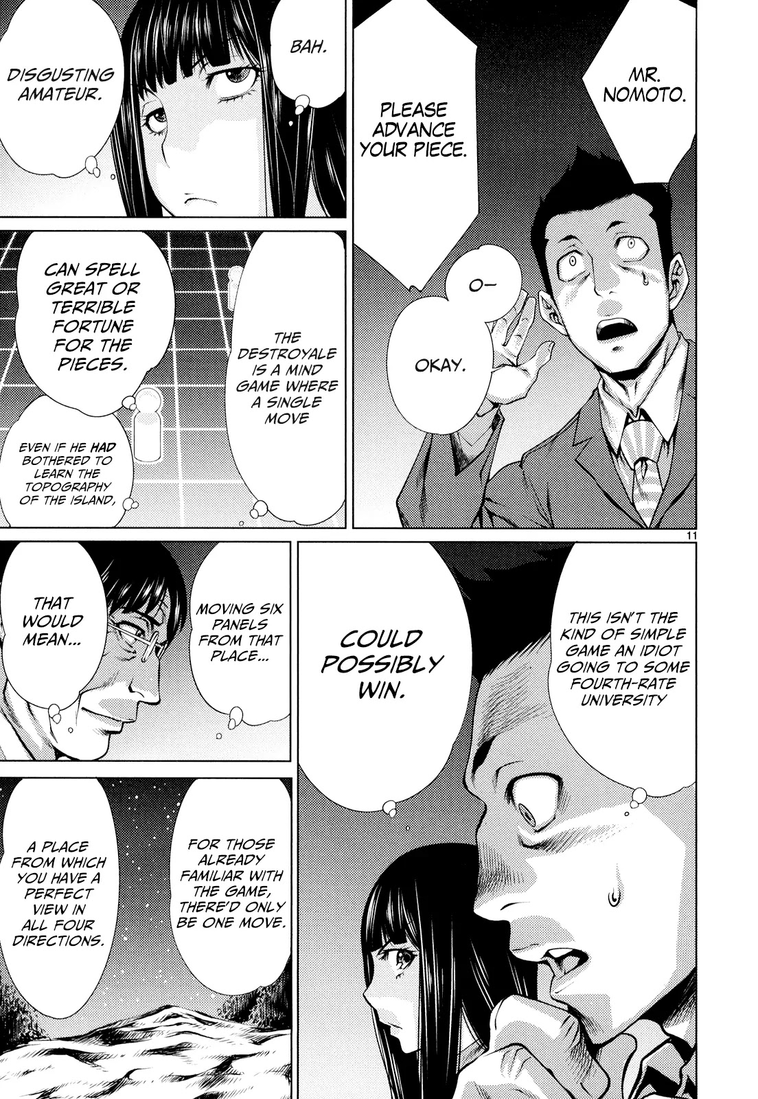 Killing Bites Chapter 8 page 11 - Chapter 8: That's Why I Told You To Quit, You Trash!