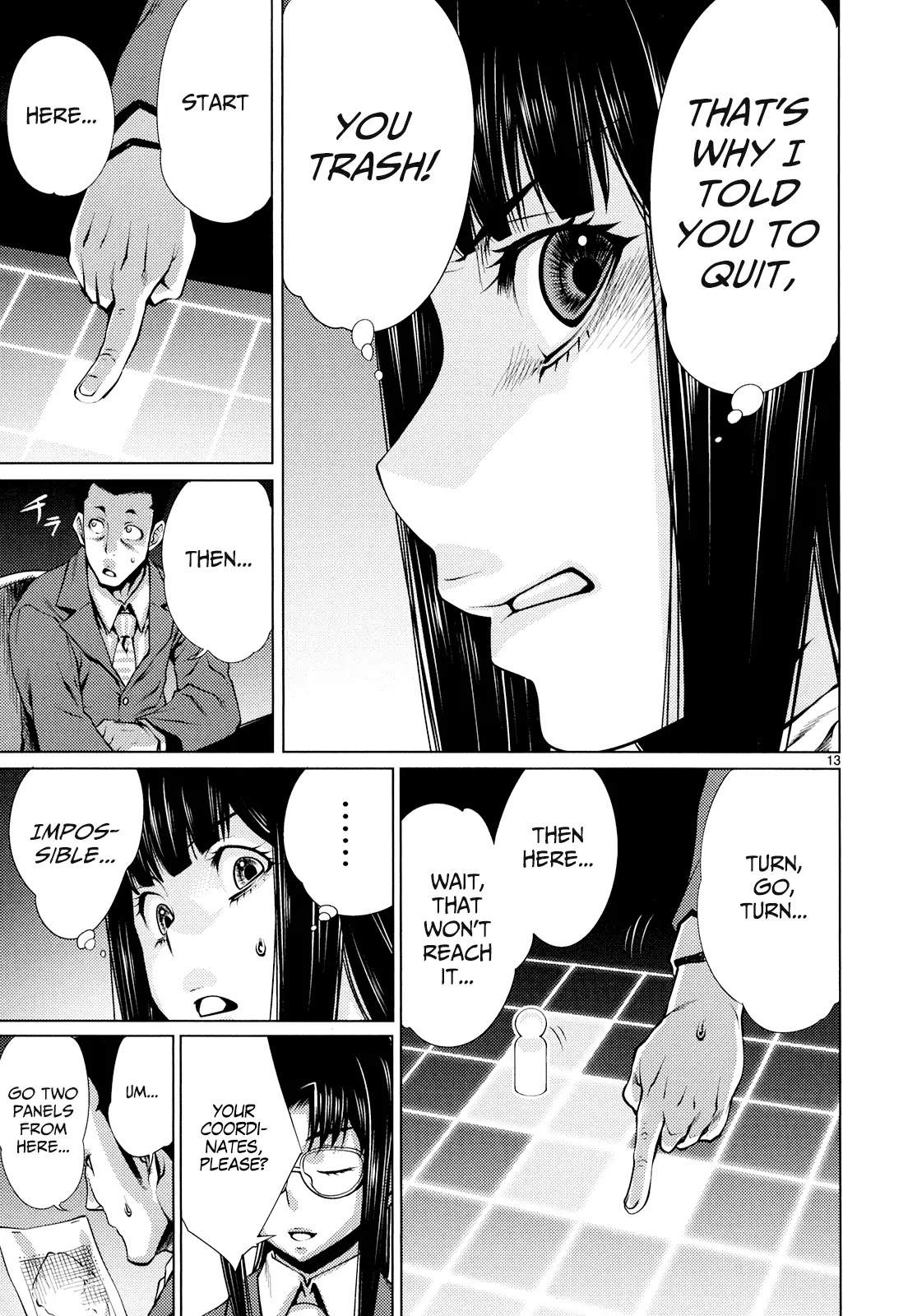 Killing Bites Chapter 8 page 13 - Chapter 8: That's Why I Told You To Quit, You Trash!