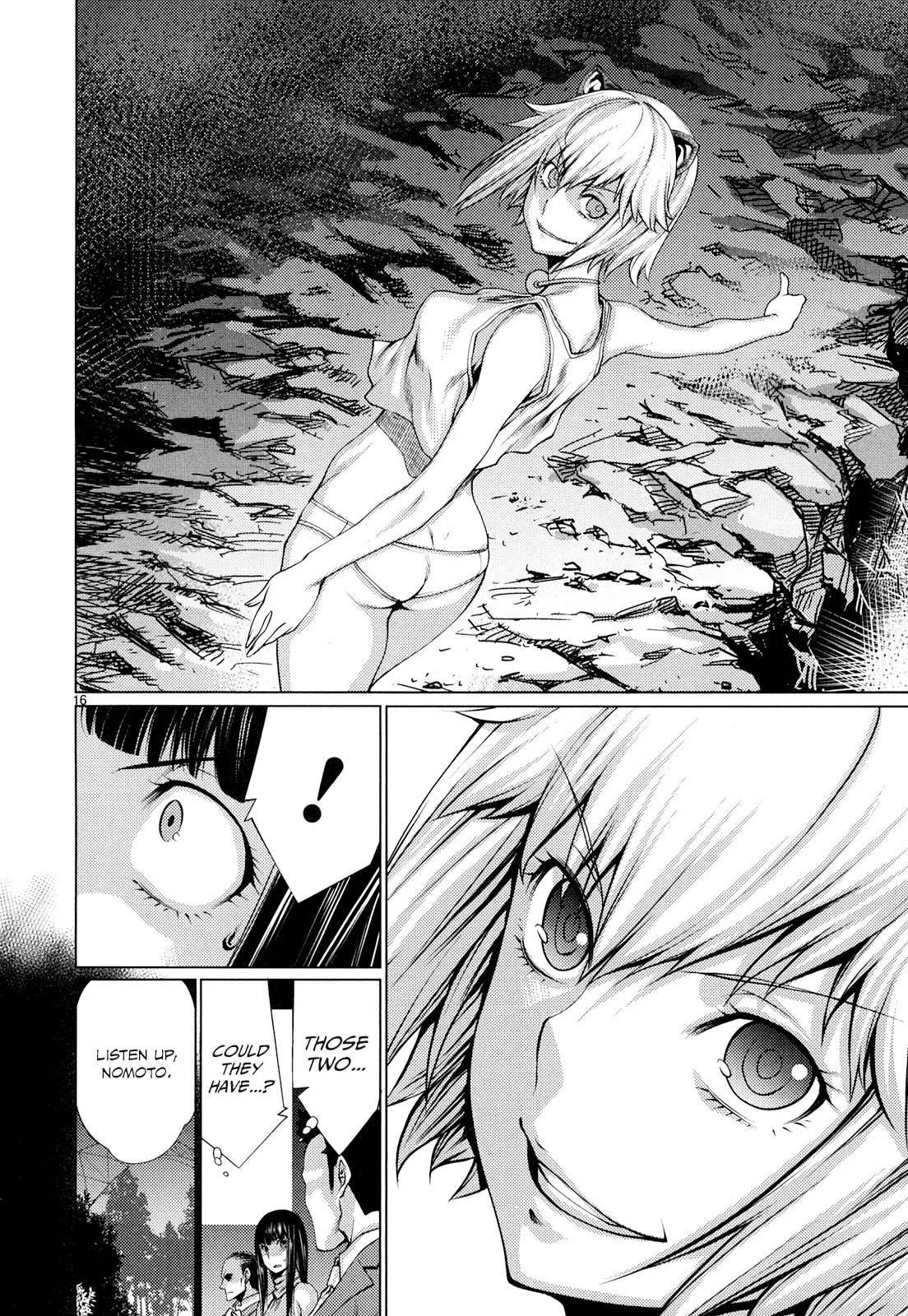 Killing Bites Chapter 8 page 16 - Chapter 8: That's Why I Told You To Quit, You Trash!