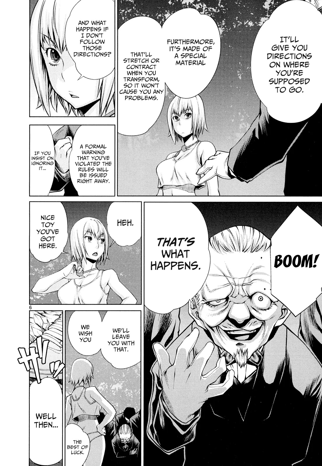 Killing Bites Chapter 8 page 6 - Chapter 8: That's Why I Told You To Quit, You Trash!