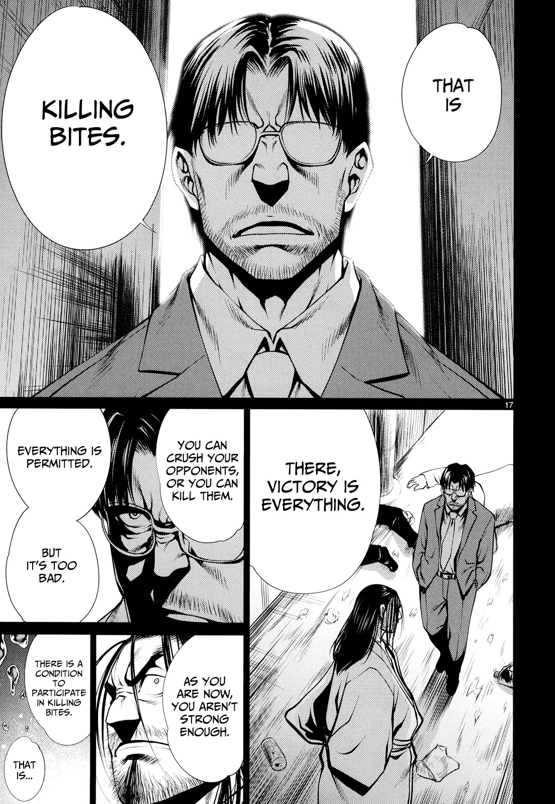 Killing Bites Chapter 9 page 17 - Chapter 9: You Need to Overcome Your Instincts