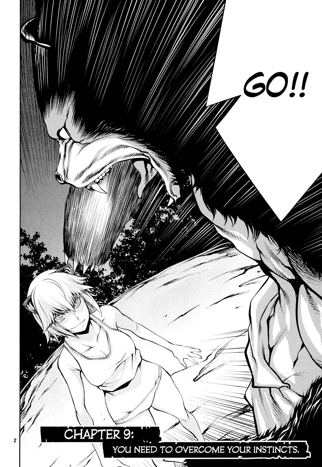 Killing Bites Chapter 9 page 2 - Chapter 9: You Need to Overcome Your Instincts