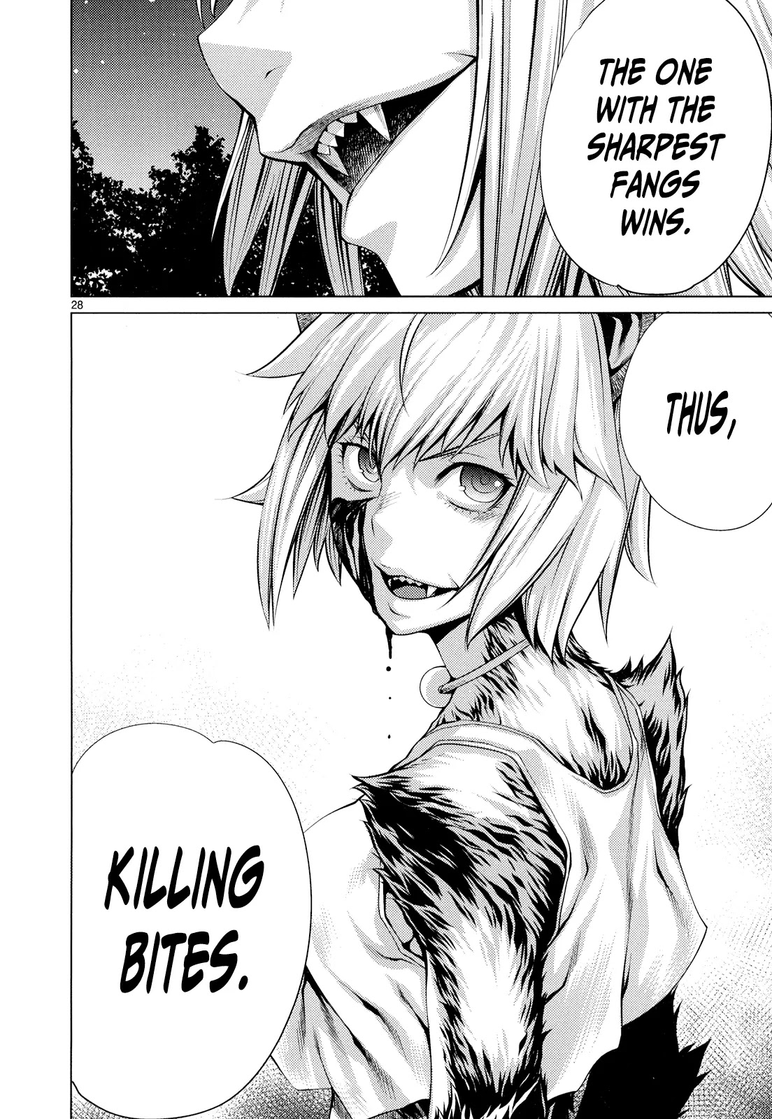 Killing Bites Chapter 9 page 27 - Chapter 9: You Need to Overcome Your Instincts