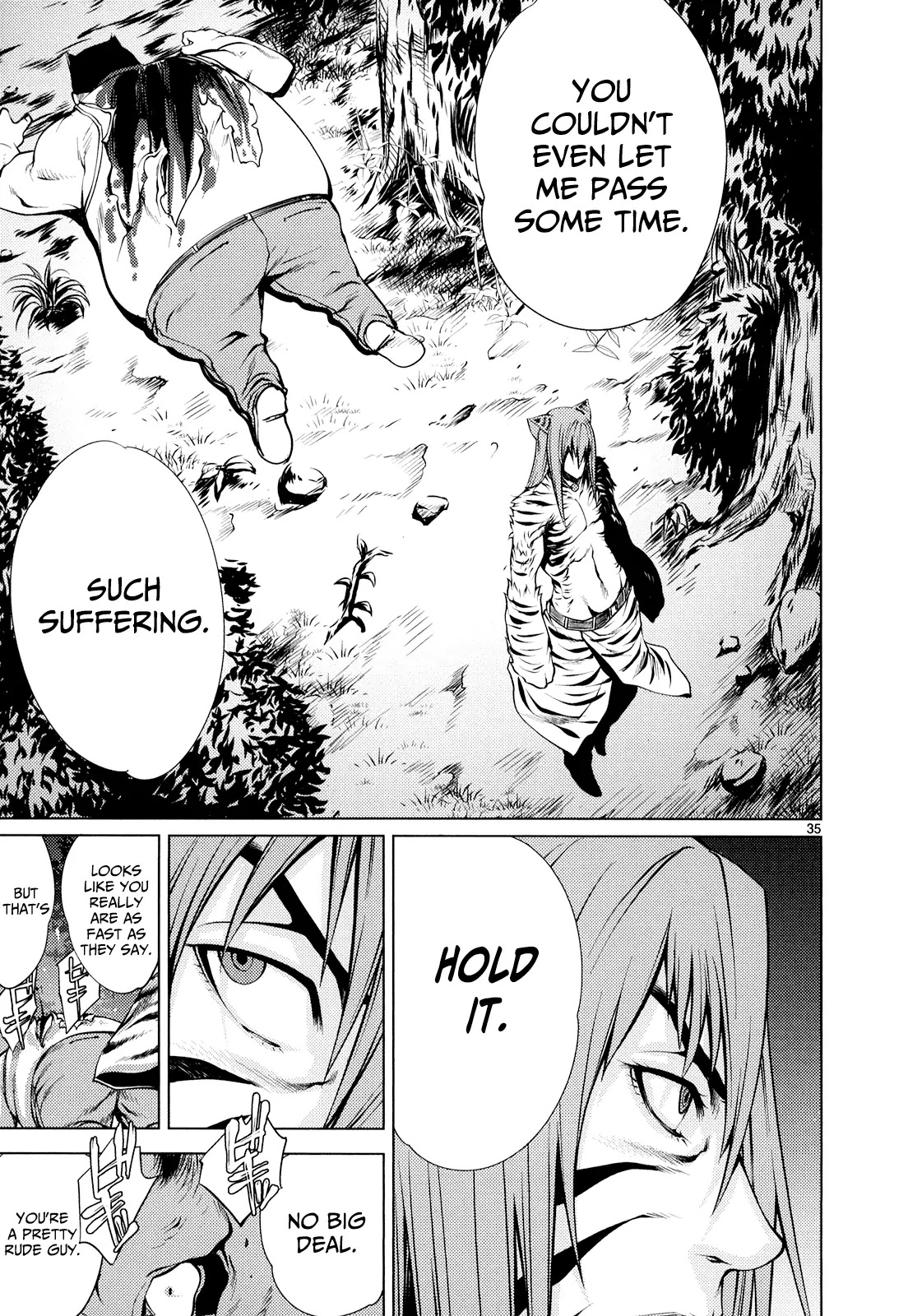 Killing Bites Chapter 9 page 34 - Chapter 9: You Need to Overcome Your Instincts