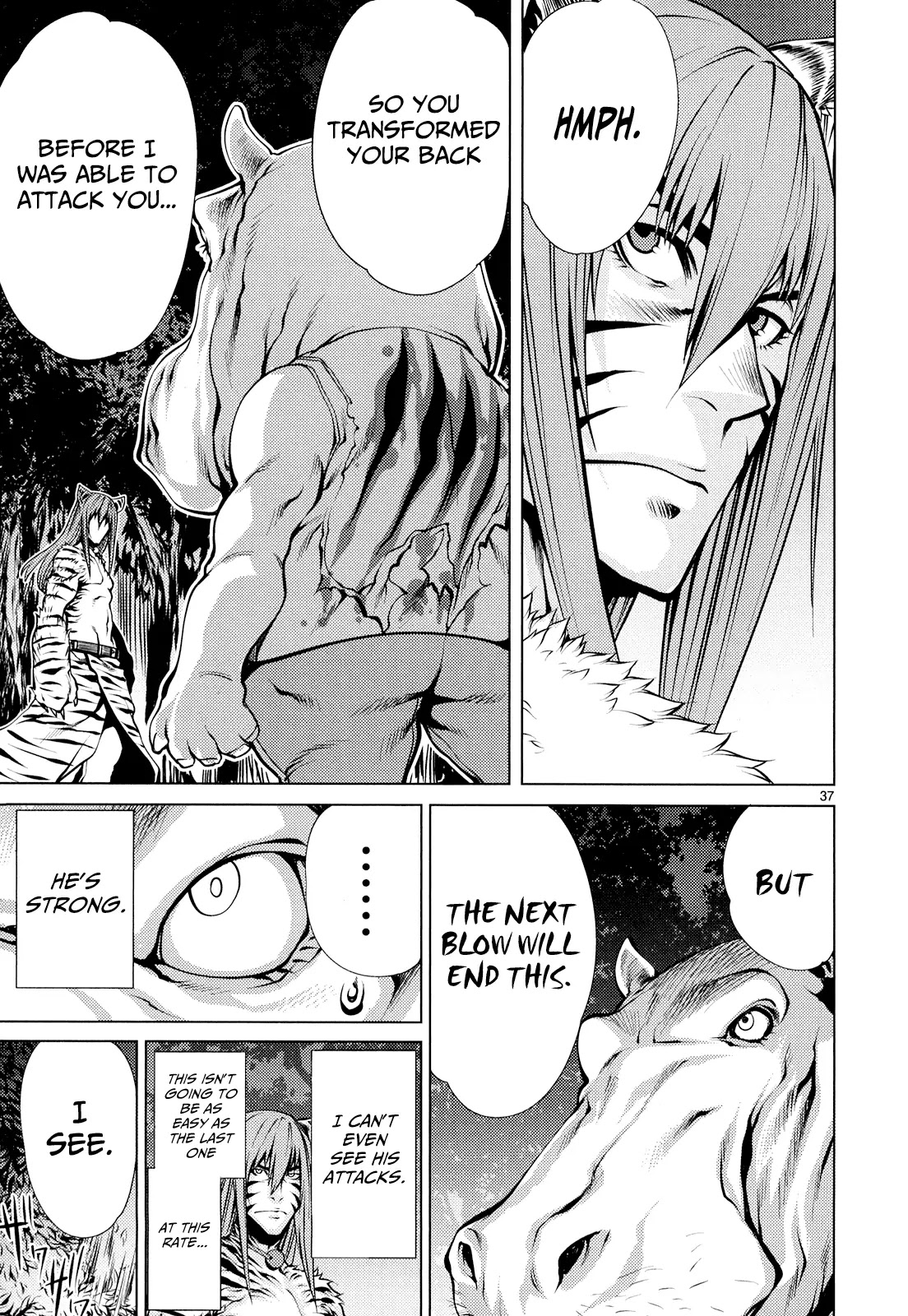 Killing Bites Chapter 9 page 36 - Chapter 9: You Need to Overcome Your Instincts