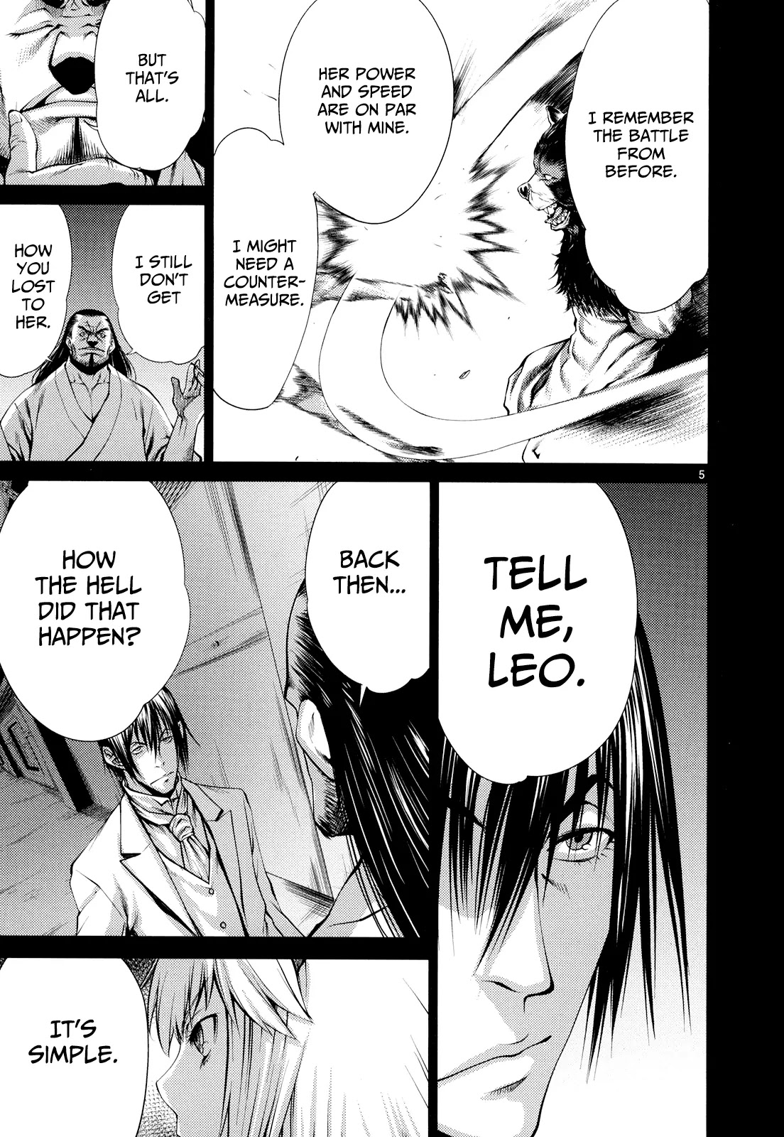 Killing Bites Chapter 9 page 5 - Chapter 9: You Need to Overcome Your Instincts