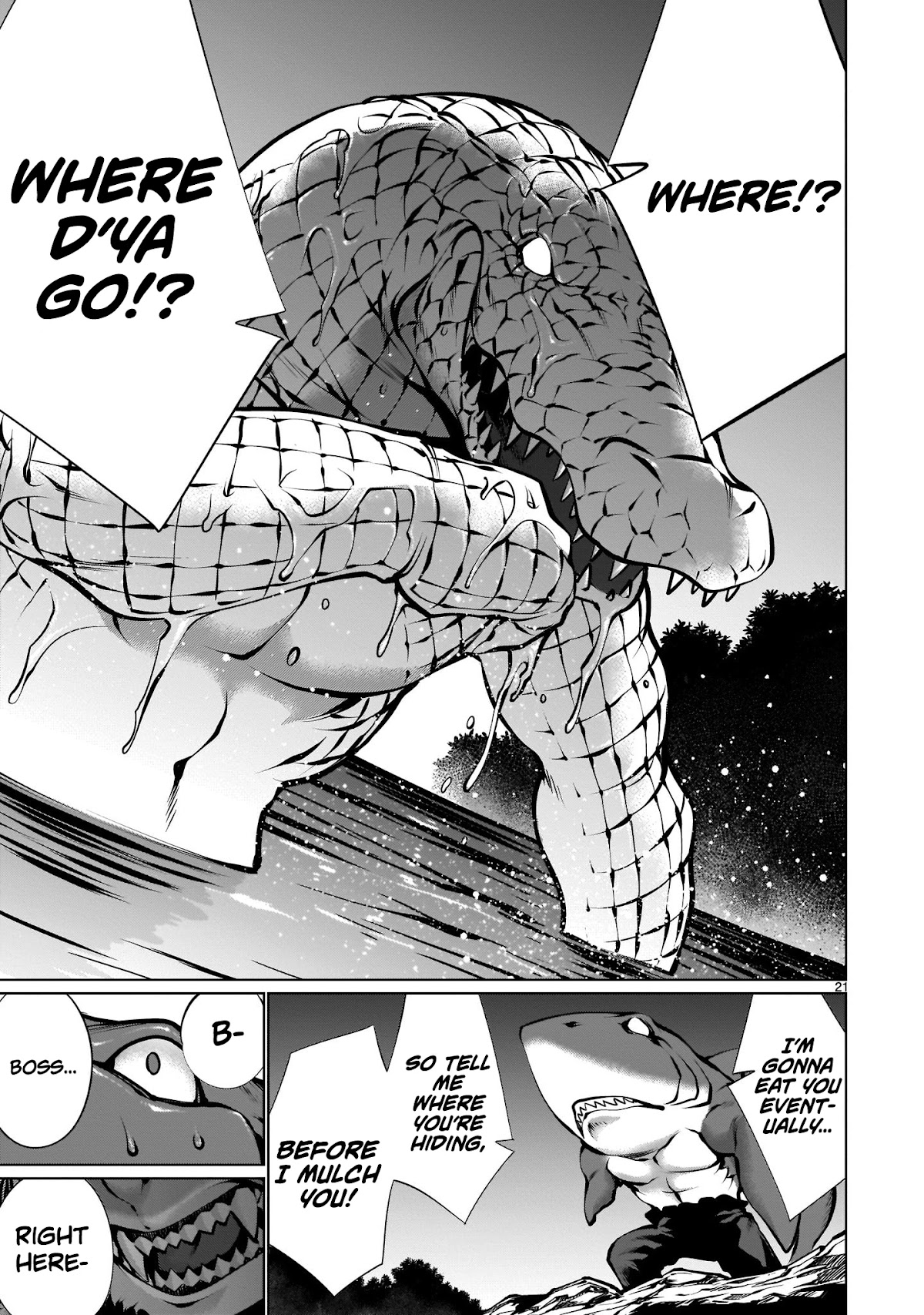 Killing Bites Chapter 91 page 21 - Chapter 91: "Never Let Go!