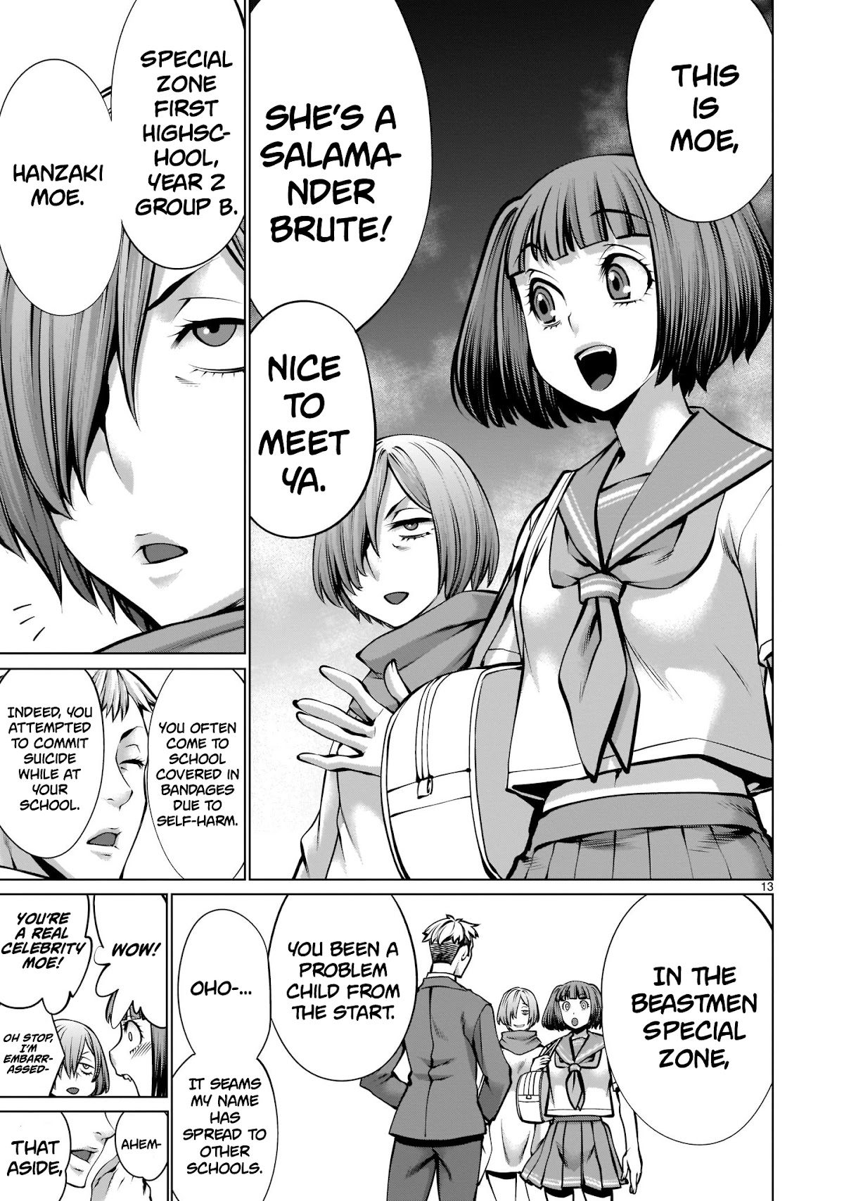 Killing Bites Chapter 92 page 12 - Chapter 92: "Love of an Educator"