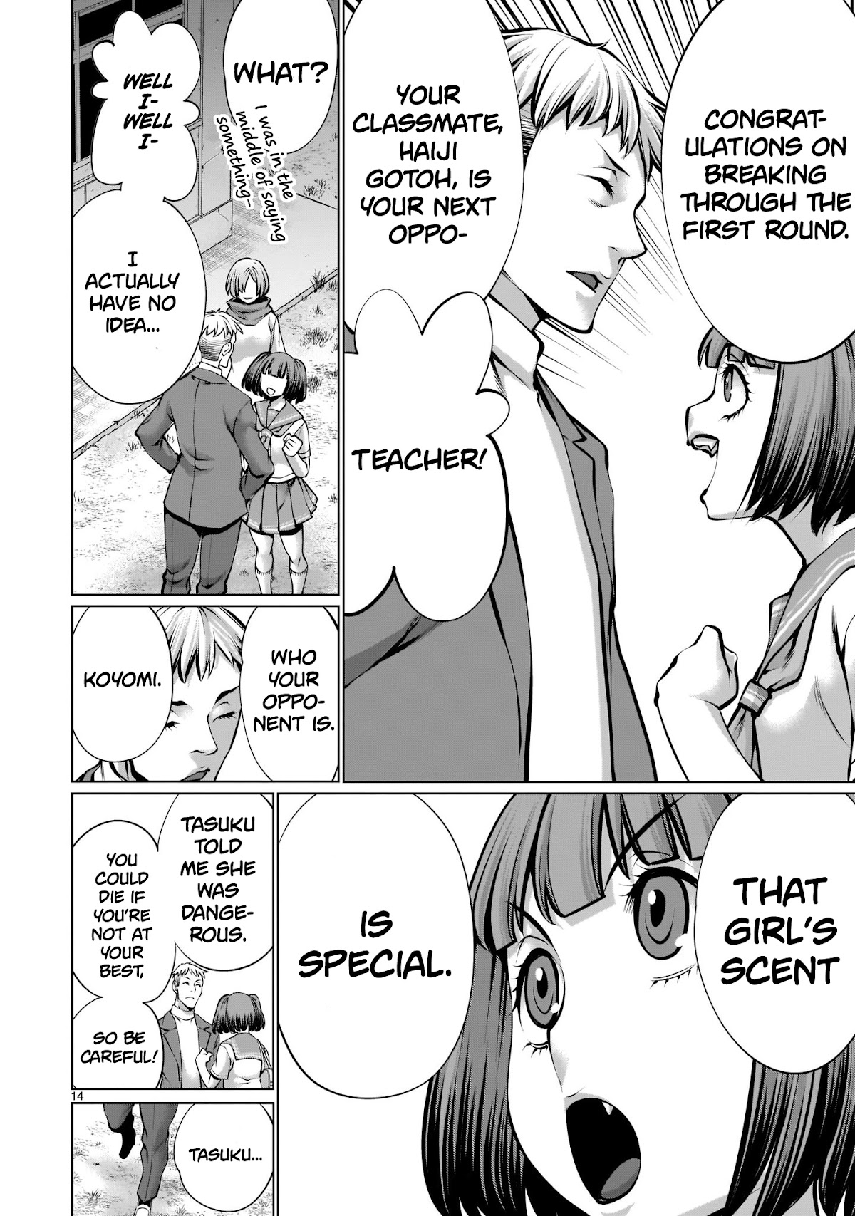 Killing Bites Chapter 92 page 13 - Chapter 92: "Love of an Educator"