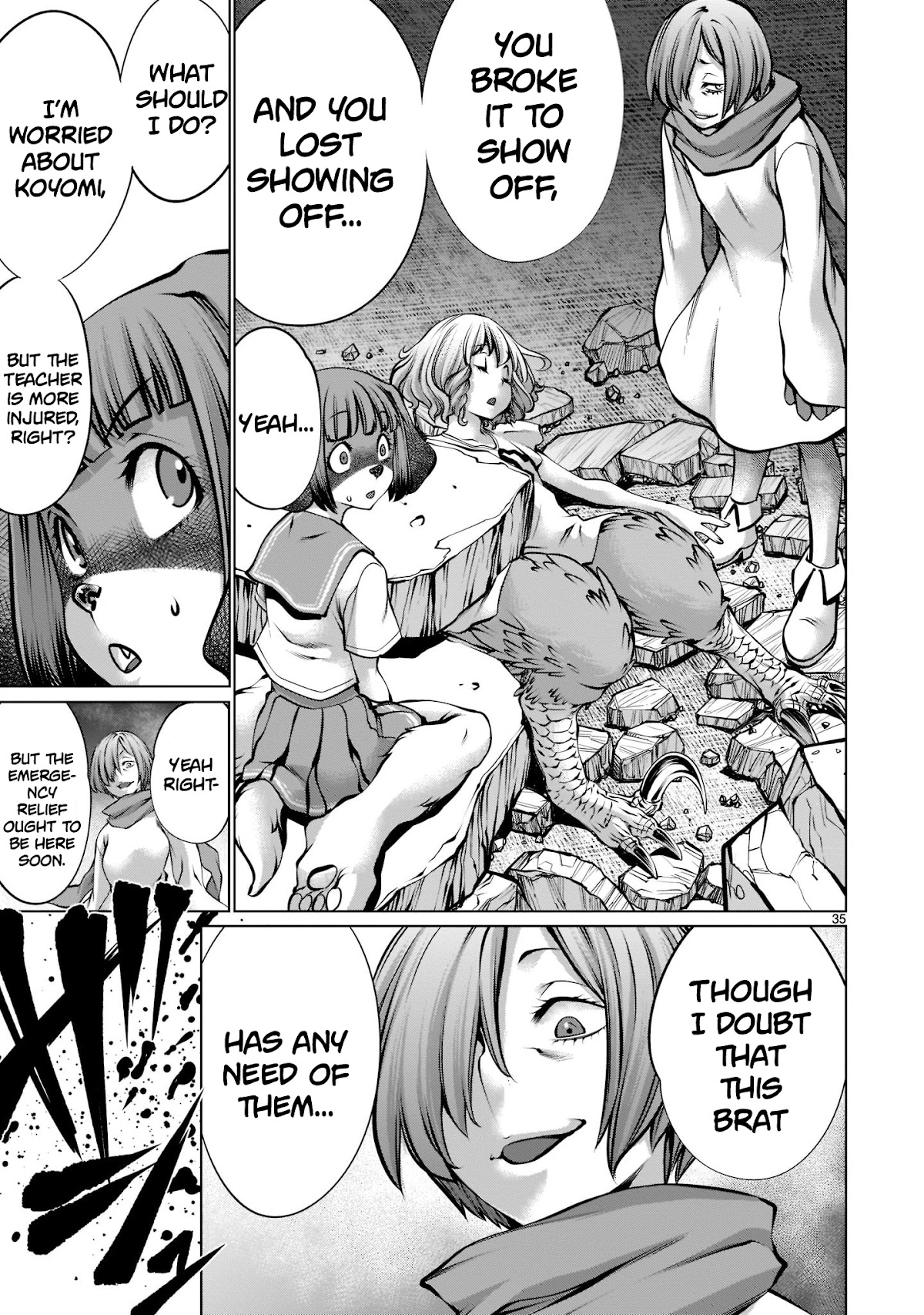 Killing Bites Chapter 93 page 32 - Chapter 93: "It's Rather Cold, Isn't It?"