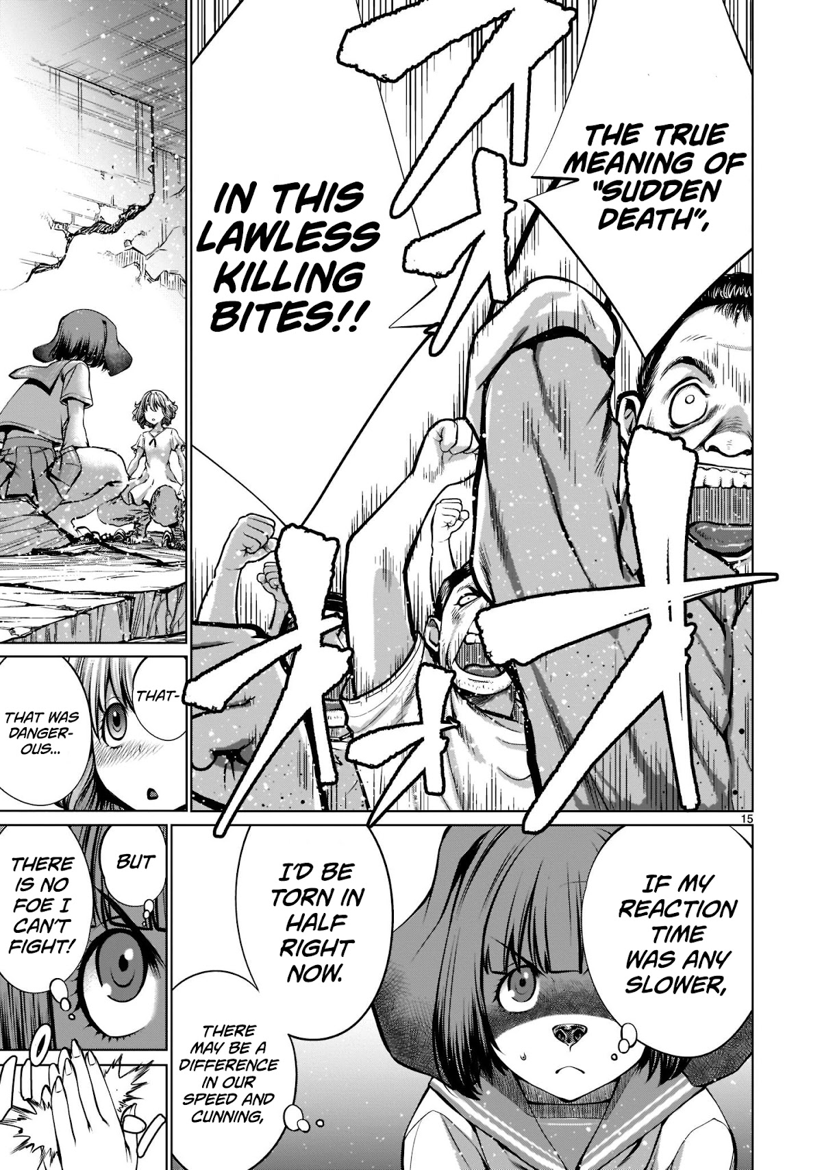 Killing Bites Chapter 94 page 14 - Chapter 94: "I Can't Stand It Any Longer"
