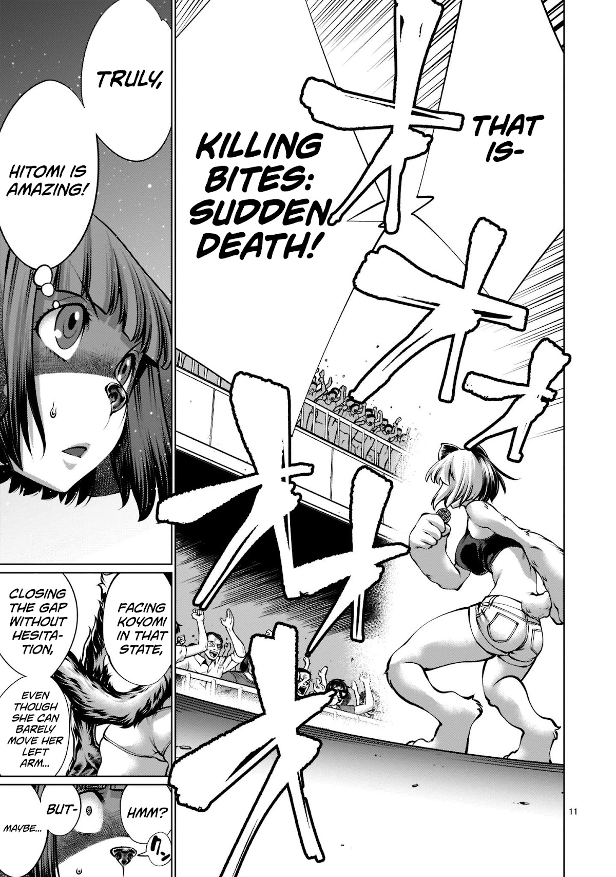 Killing Bites Chapter 95 page 10 - Chapter 95: "I Totally Lost My Confidence"
