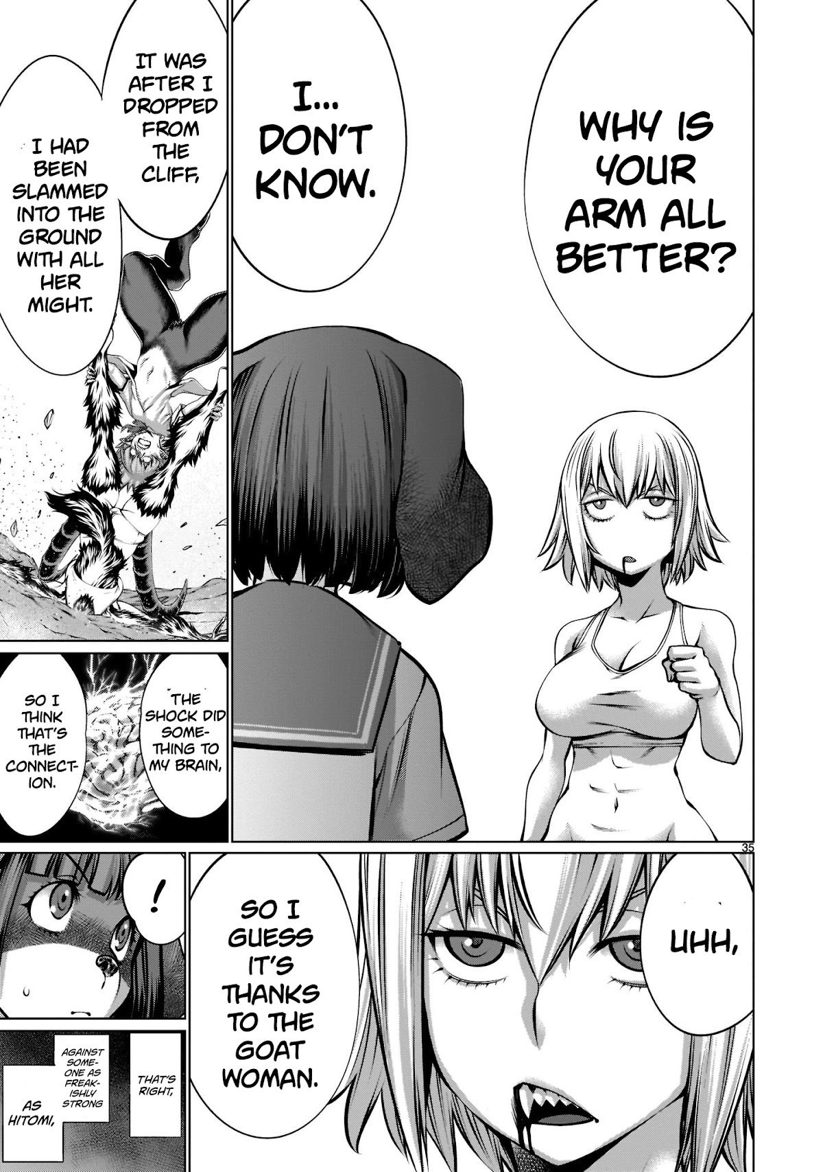 Killing Bites Chapter 95 page 33 - Chapter 95: "I Totally Lost My Confidence"