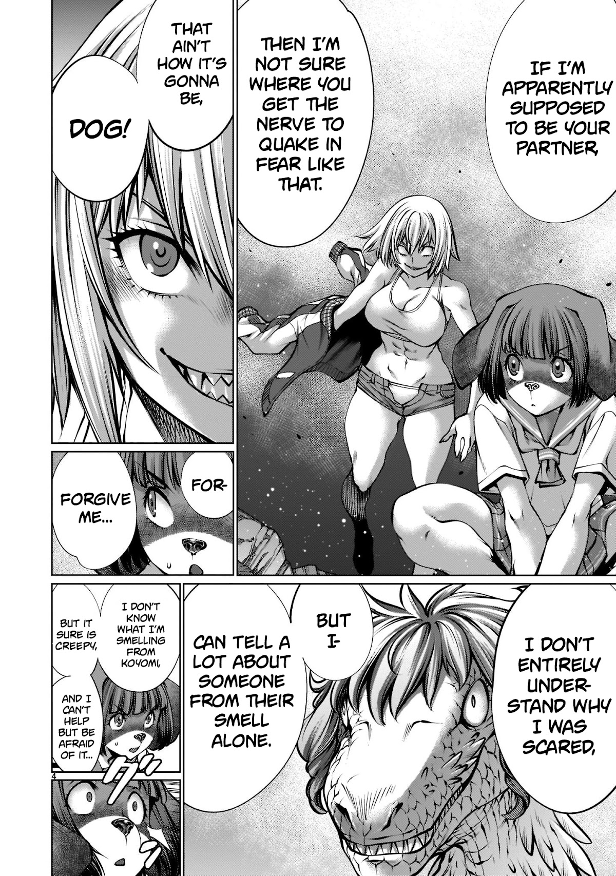 Killing Bites Chapter 95 page 4 - Chapter 95: "I Totally Lost My Confidence"