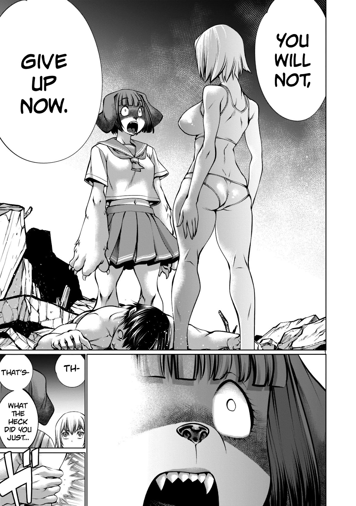 Killing Bites Chapter 96 page 1 - Chapter 96: "To Say the Least, I Think She's Invincible"