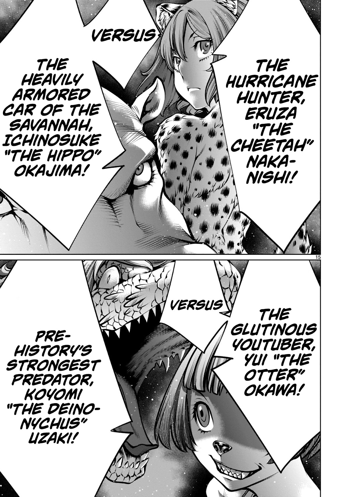 Killing Bites Chapter 96 page 14 - Chapter 96: "To Say the Least, I Think She's Invincible"
