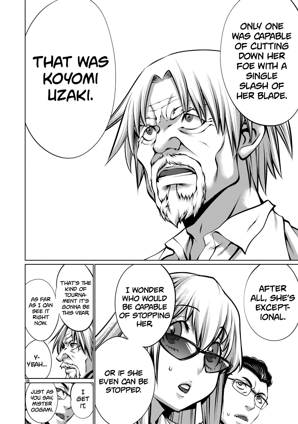 Killing Bites Chapter 96 page 17 - Chapter 96: "To Say the Least, I Think She's Invincible"