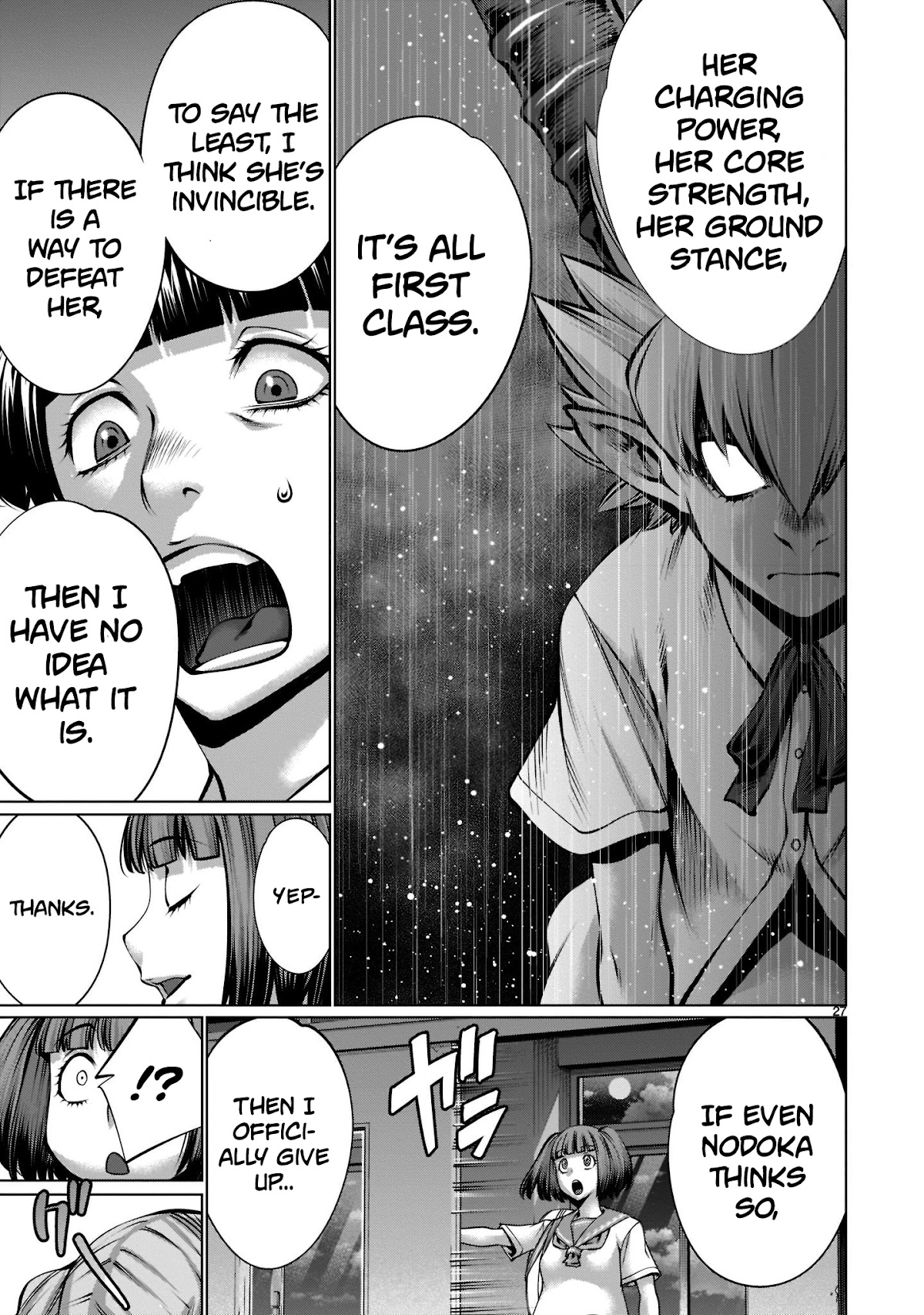 Killing Bites Chapter 96 page 25 - Chapter 96: "To Say the Least, I Think She's Invincible"