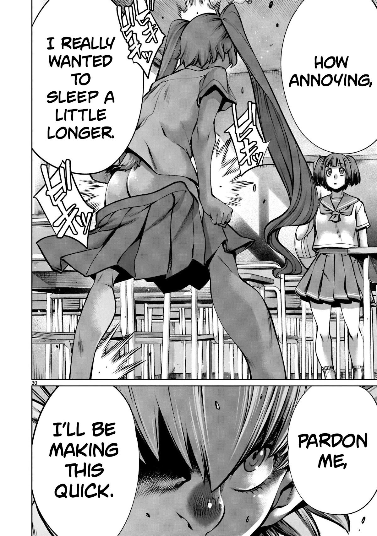 Killing Bites Chapter 96 page 28 - Chapter 96: "To Say the Least, I Think She's Invincible"