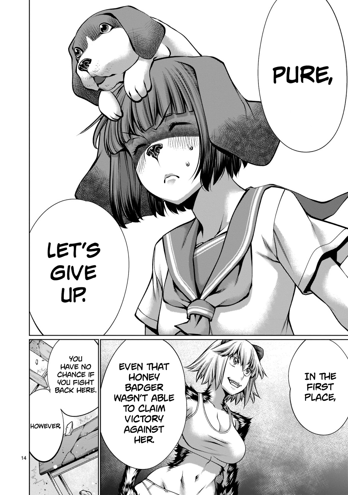 Killing Bites Chapter 97 page 12 - Chapter 97: "Give Up With All Your Might"