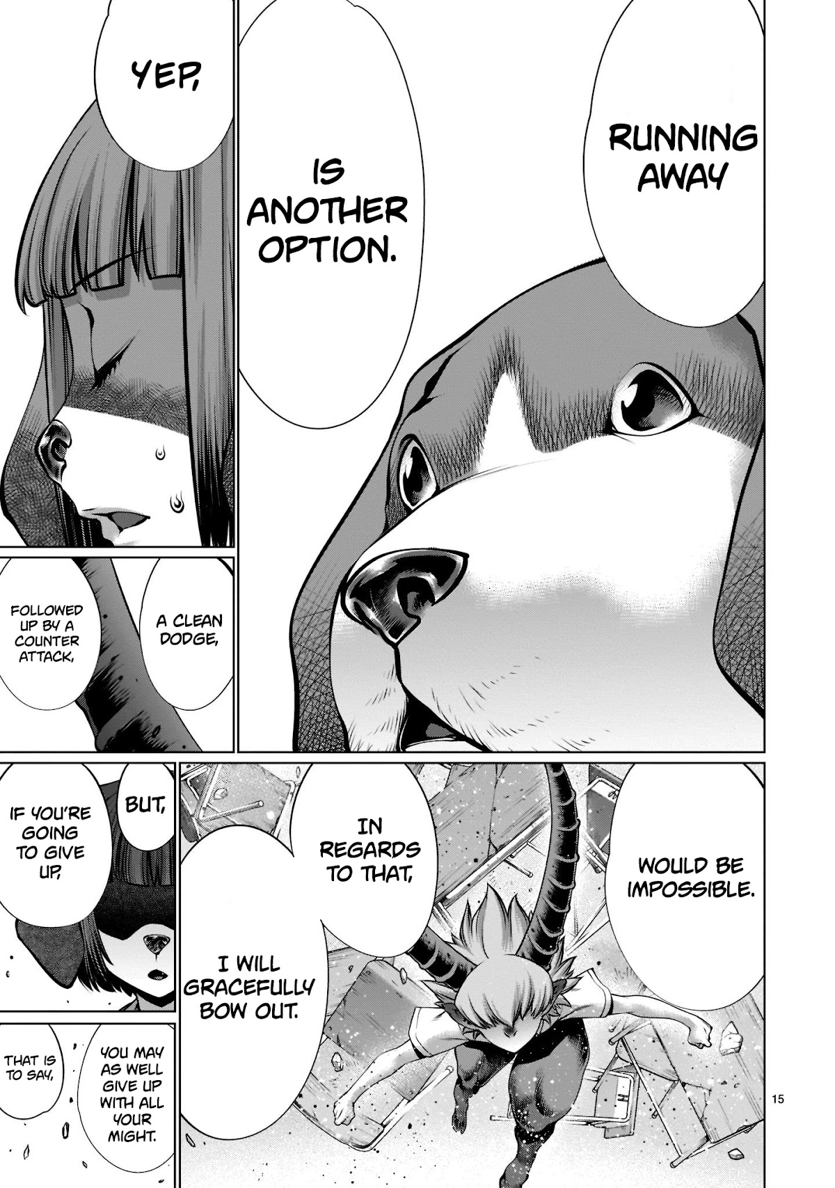 Killing Bites Chapter 97 page 13 - Chapter 97: "Give Up With All Your Might"