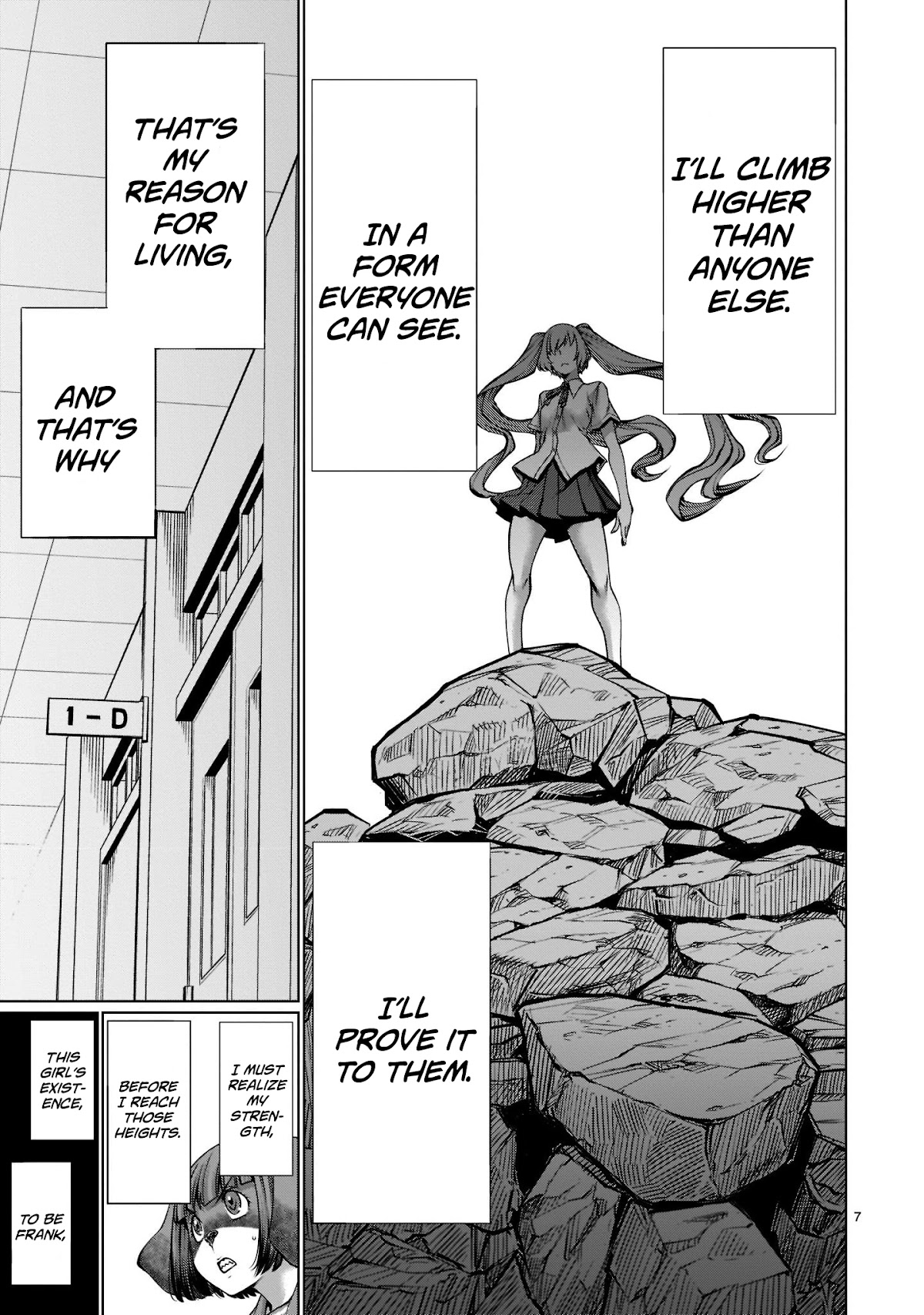 Killing Bites Chapter 97 page 7 - Chapter 97: "Give Up With All Your Might"