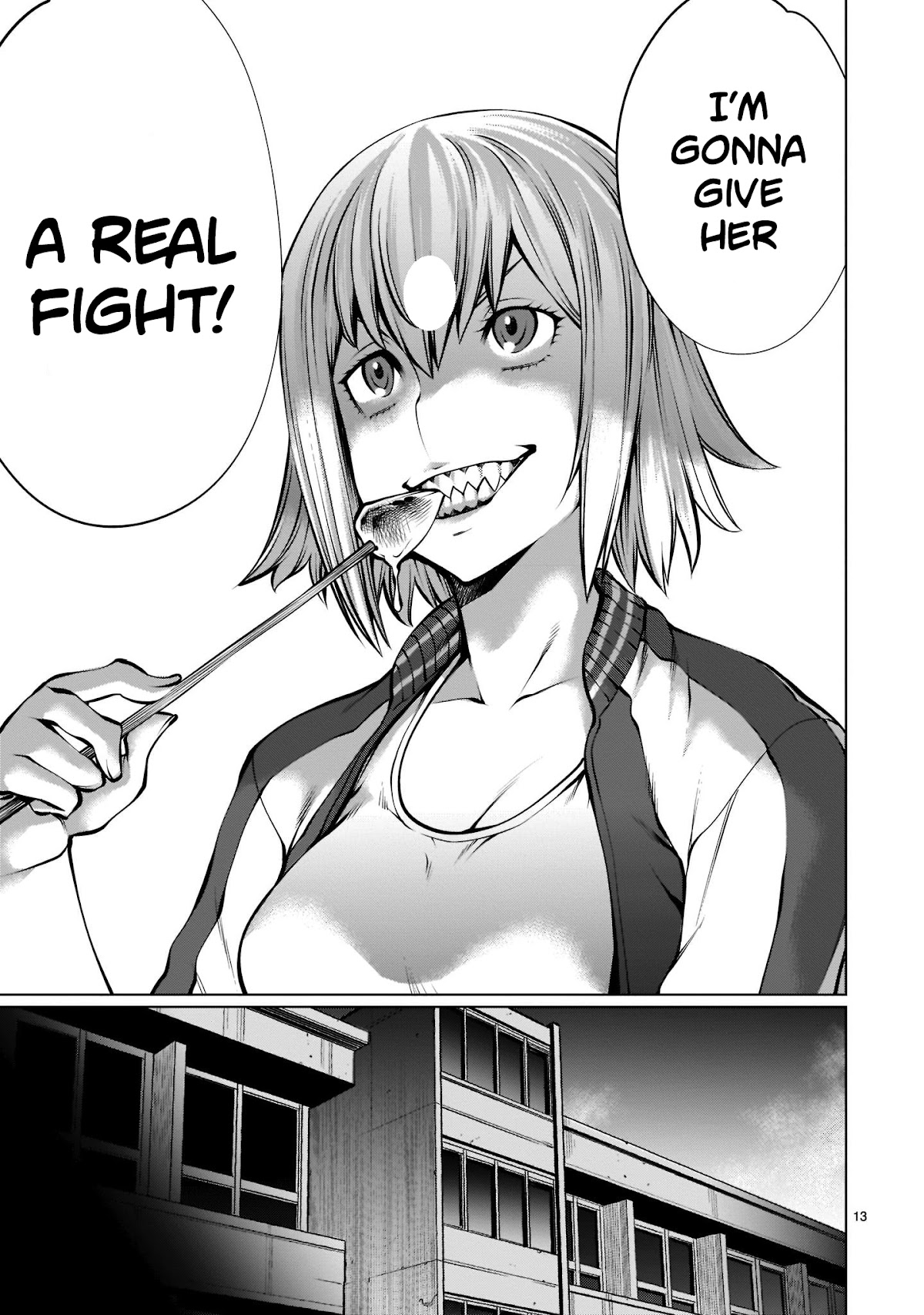Killing Bites Chapter 98 page 13 - Chapter 98: "Who Do You Think Is Weak?"