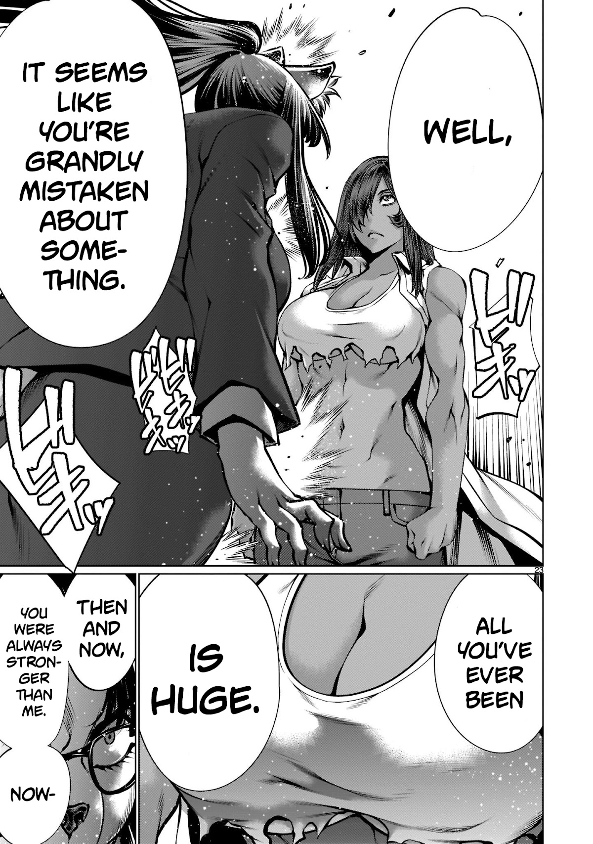 Killing Bites Chapter 98 page 23 - Chapter 98: "Who Do You Think Is Weak?"