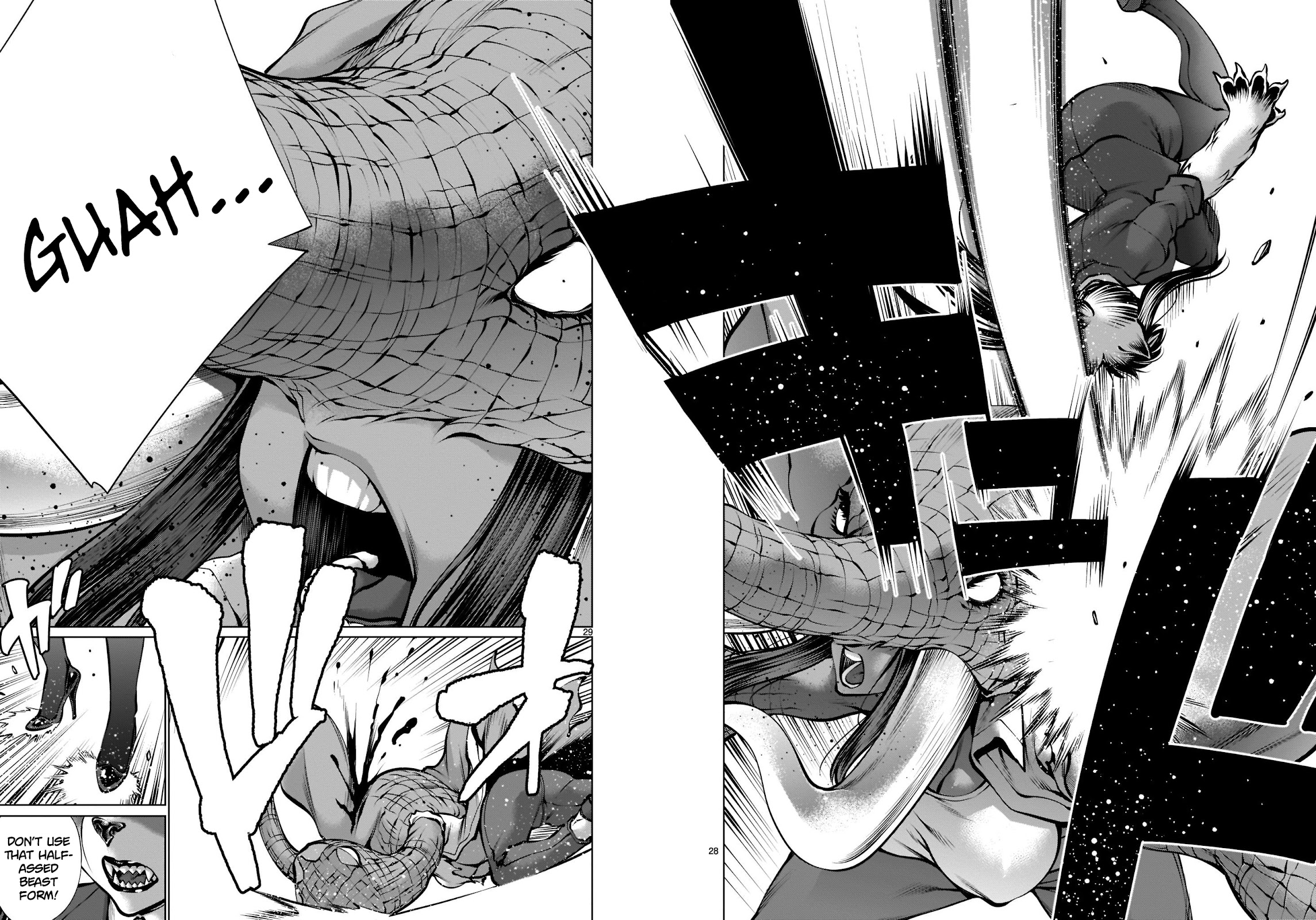Killing Bites Chapter 98 page 27 - Chapter 98: "Who Do You Think Is Weak?"