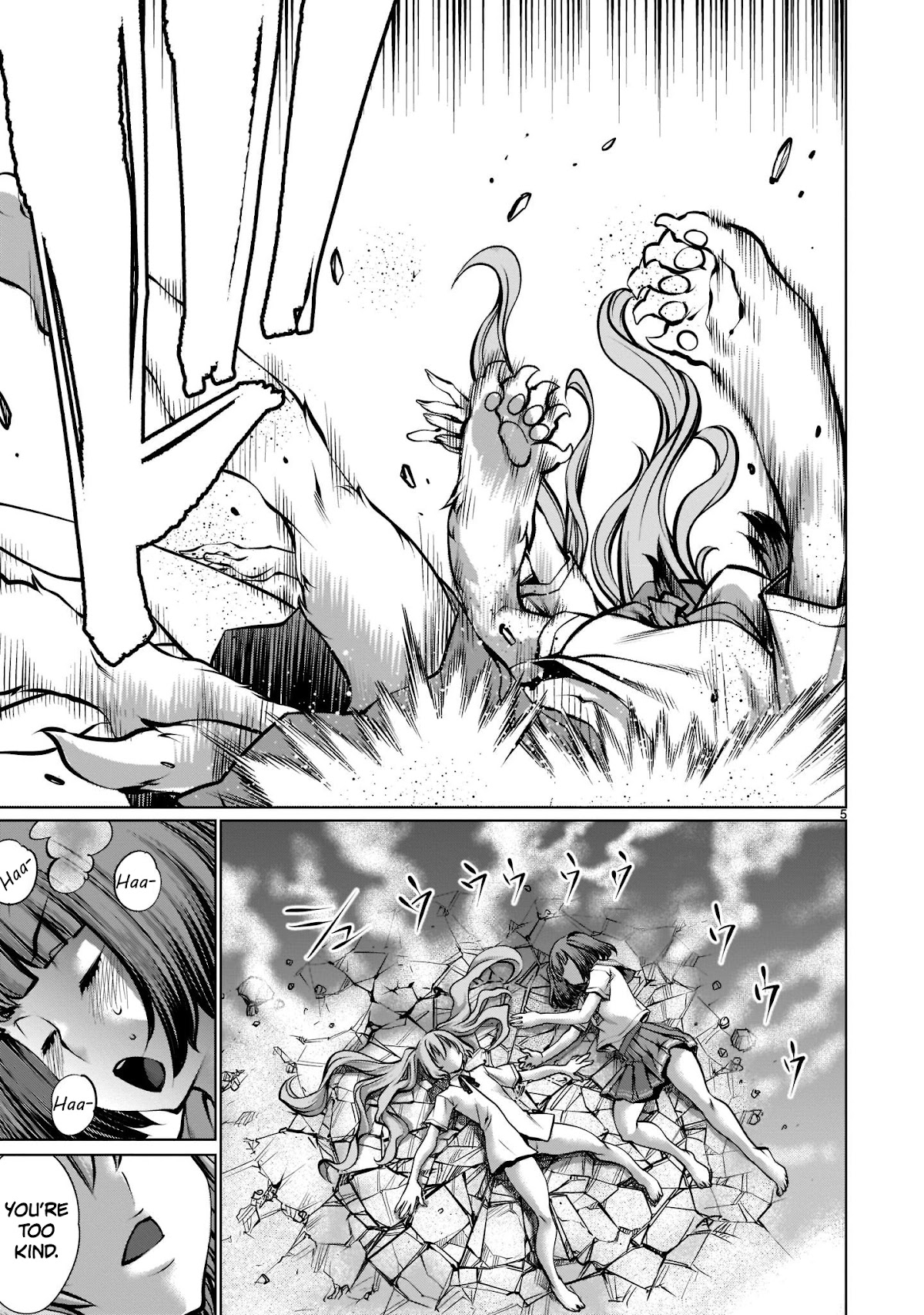 Killing Bites Chapter 98 page 5 - Chapter 98: "Who Do You Think Is Weak?"