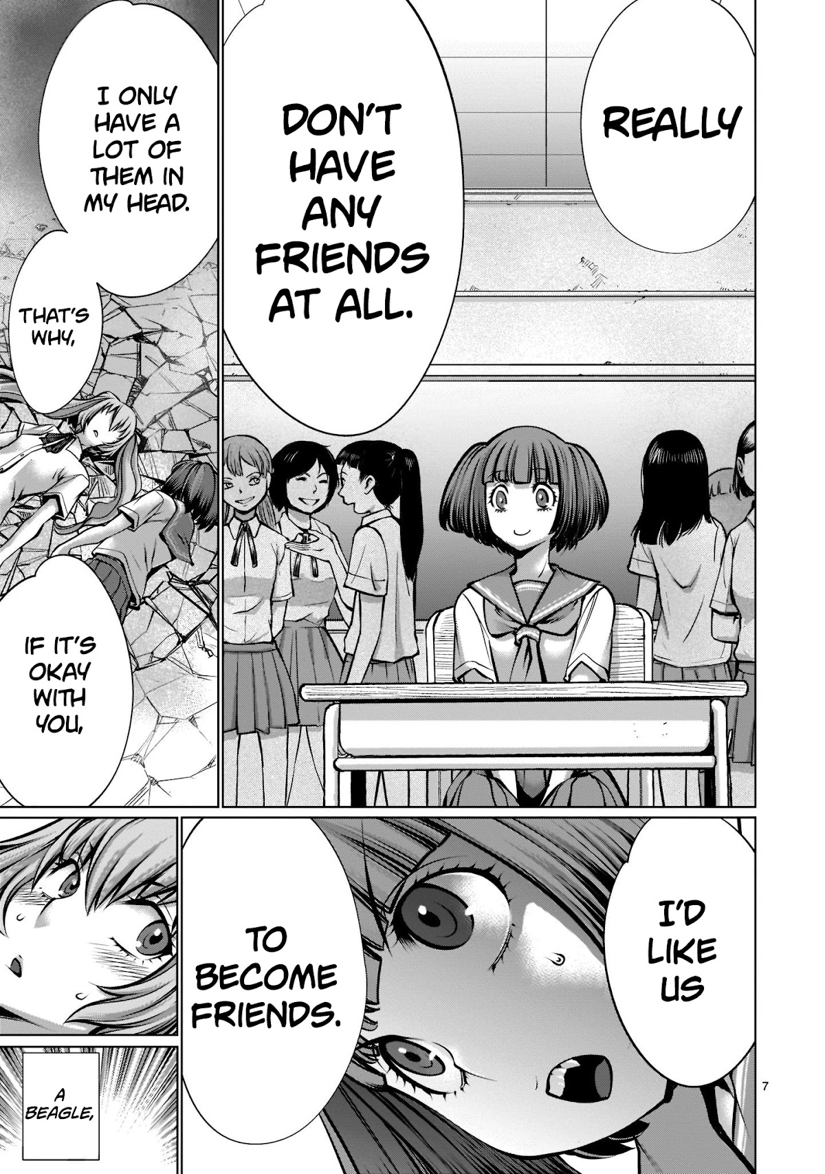 Killing Bites Chapter 98 page 7 - Chapter 98: "Who Do You Think Is Weak?"