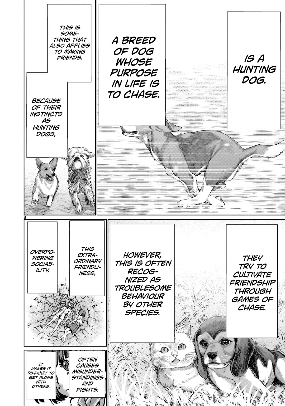 Killing Bites Chapter 98 page 8 - Chapter 98: "Who Do You Think Is Weak?"