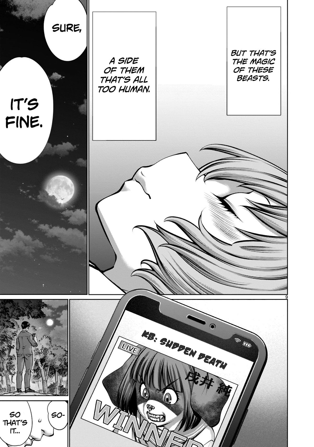 Killing Bites Chapter 98 page 9 - Chapter 98: "Who Do You Think Is Weak?"