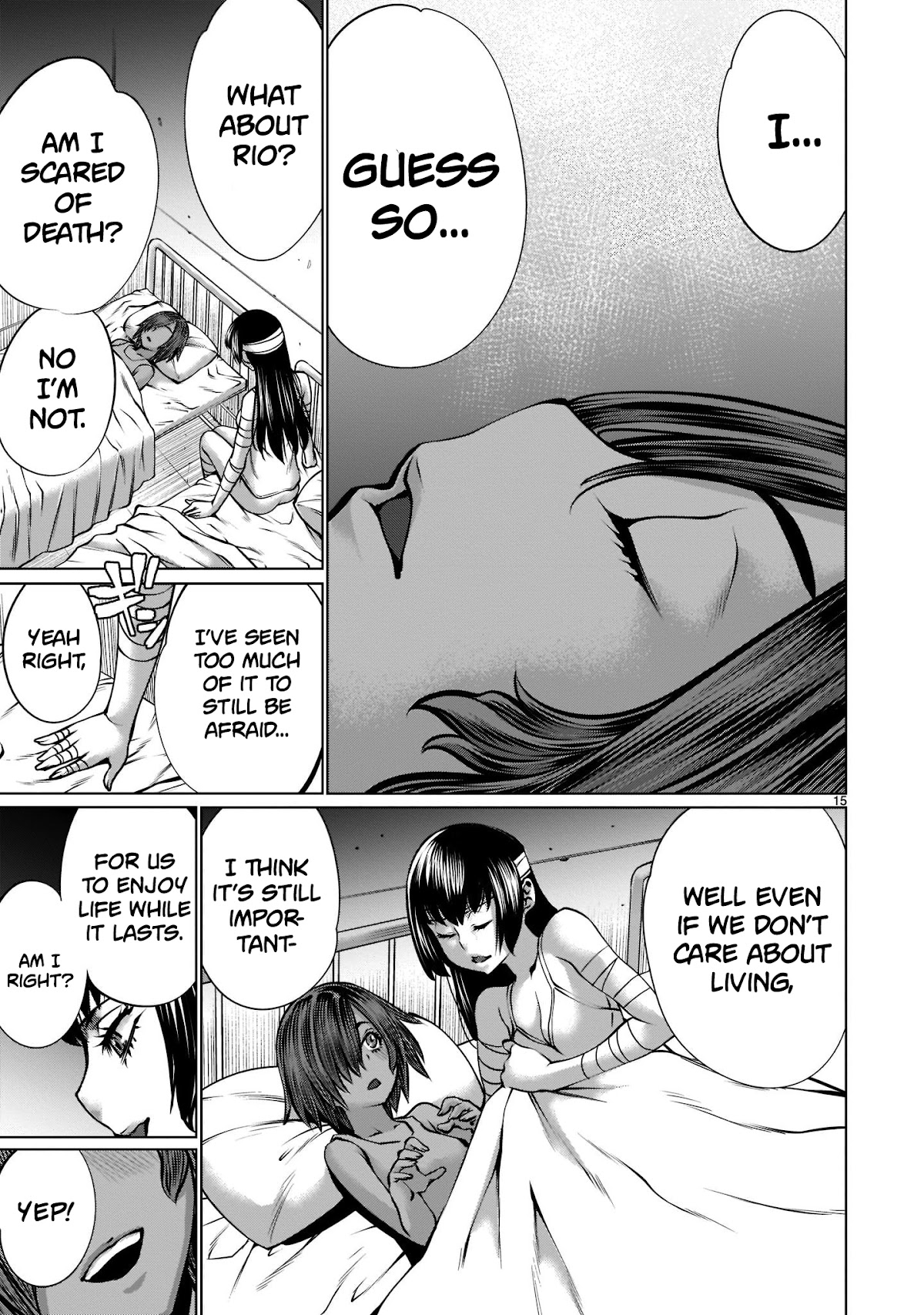 Killing Bites Chapter 99 page 13 - Chapter 99: "Mankind Is Not Weak"