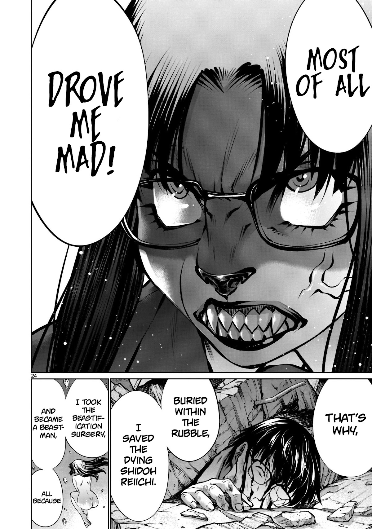 Killing Bites Chapter 99 page 21 - Chapter 99: "Mankind Is Not Weak"