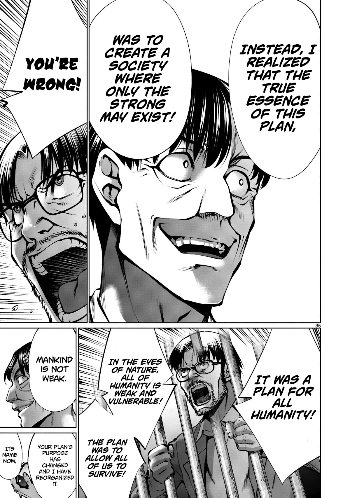 Killing Bites Chapter 99 page 32 - Chapter 99: "Mankind Is Not Weak"