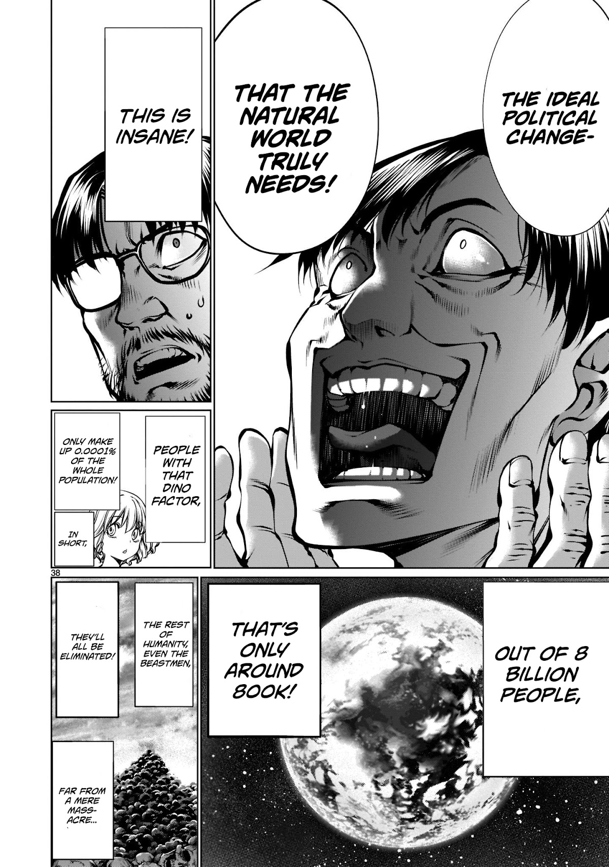 Killing Bites Chapter 99 page 35 - Chapter 99: "Mankind Is Not Weak"