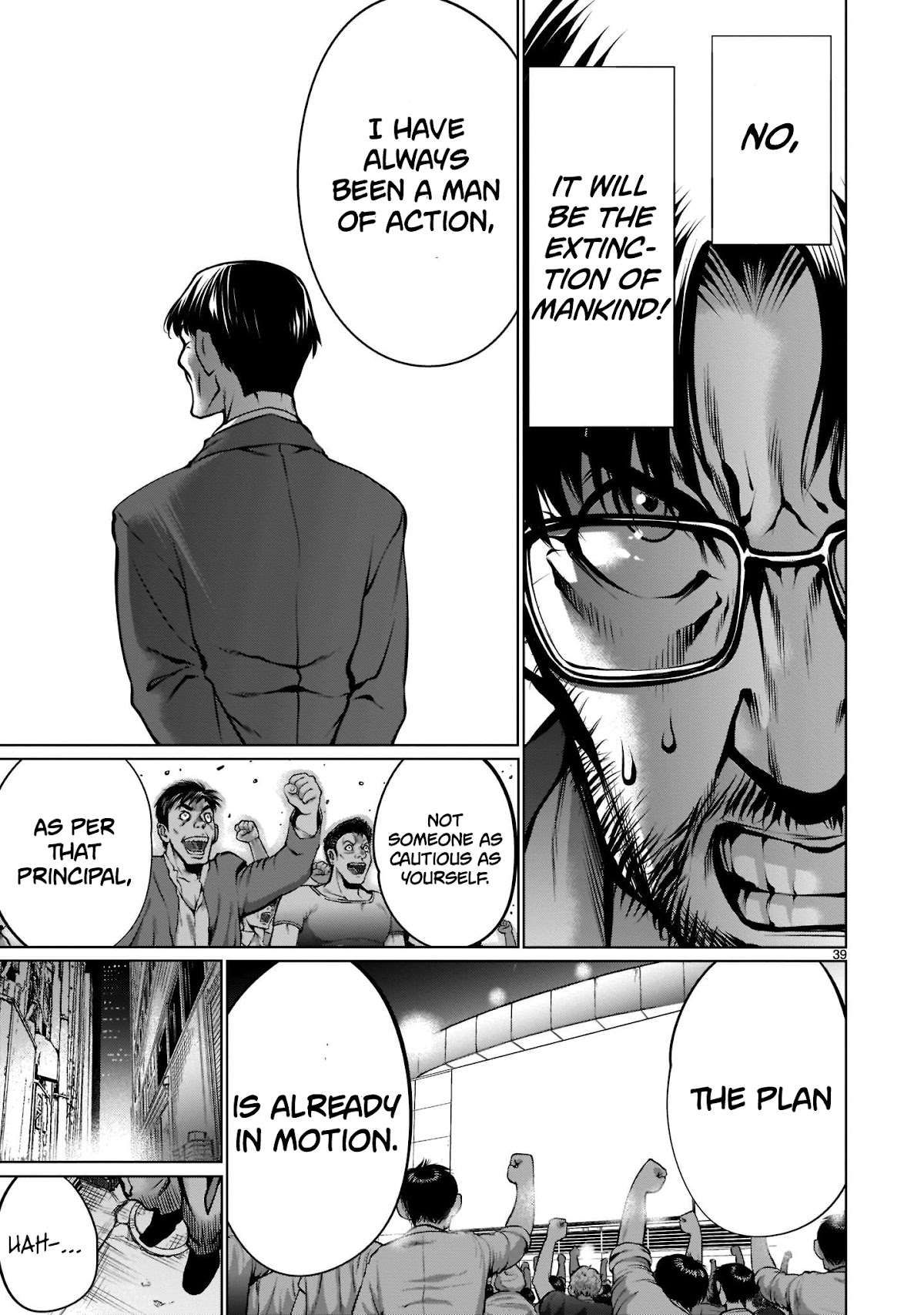 Killing Bites Chapter 99 page 36 - Chapter 99: "Mankind Is Not Weak"