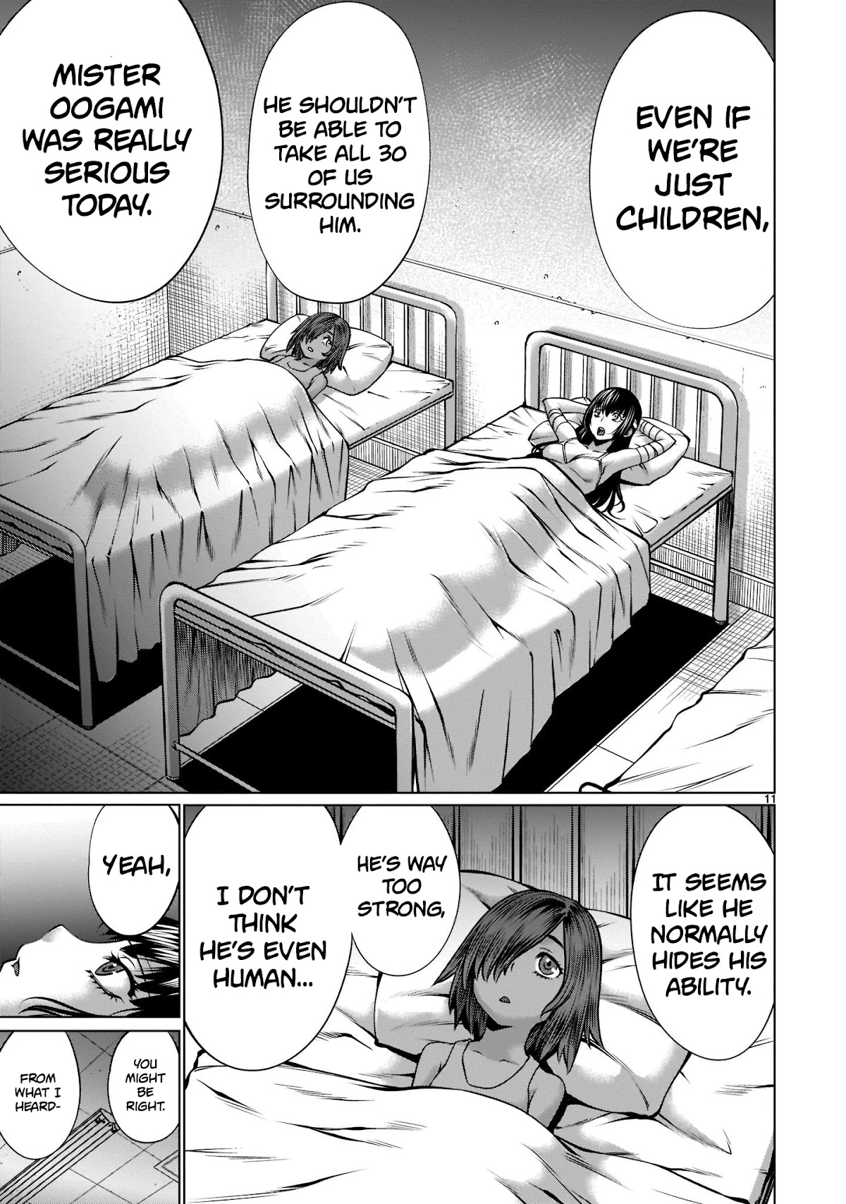 Killing Bites Chapter 99 page 9 - Chapter 99: "Mankind Is Not Weak"
