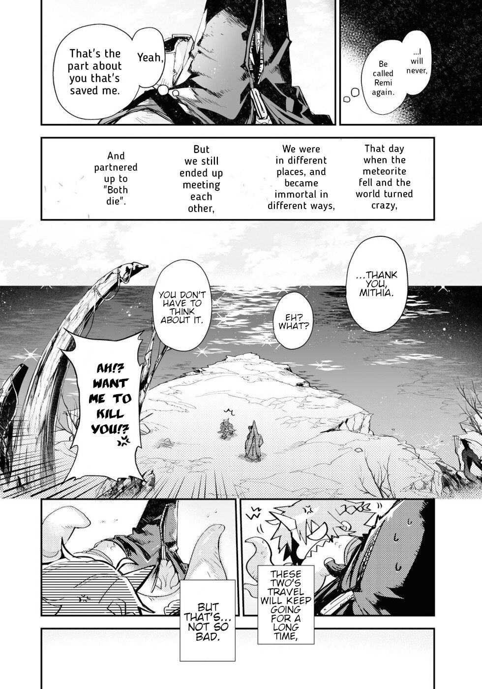 Killing me/Killing you Chapter 12 page 59 - Chapter 12: Burial At Sea What Was Beyond The Horizon Up In Smoke