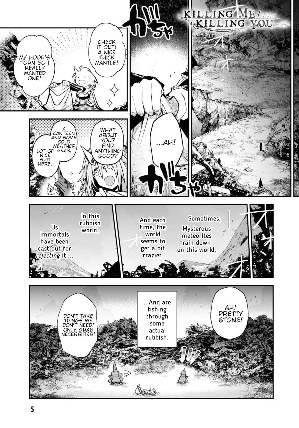 Killing me/Killing you Chapter 13 page 2 - Chapter 13: A Flower In A Trash Heap, A Song On One's Lips