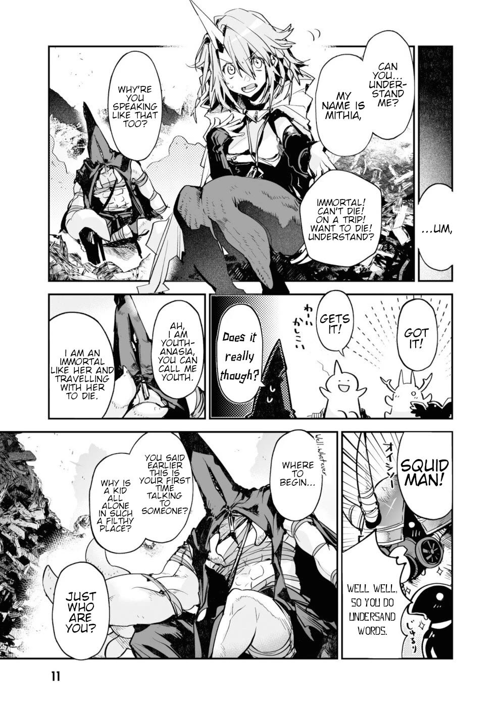 Killing me/Killing you Chapter 13 page 8 - Chapter 13: A Flower In A Trash Heap, A Song On One's Lips