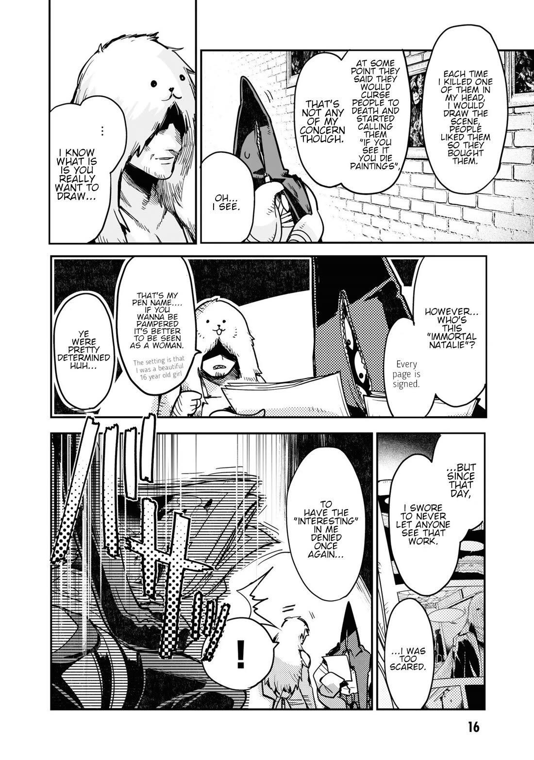Killing me/Killing you Chapter 18 page 12 - Chapter 18: If You See It You Die Painting