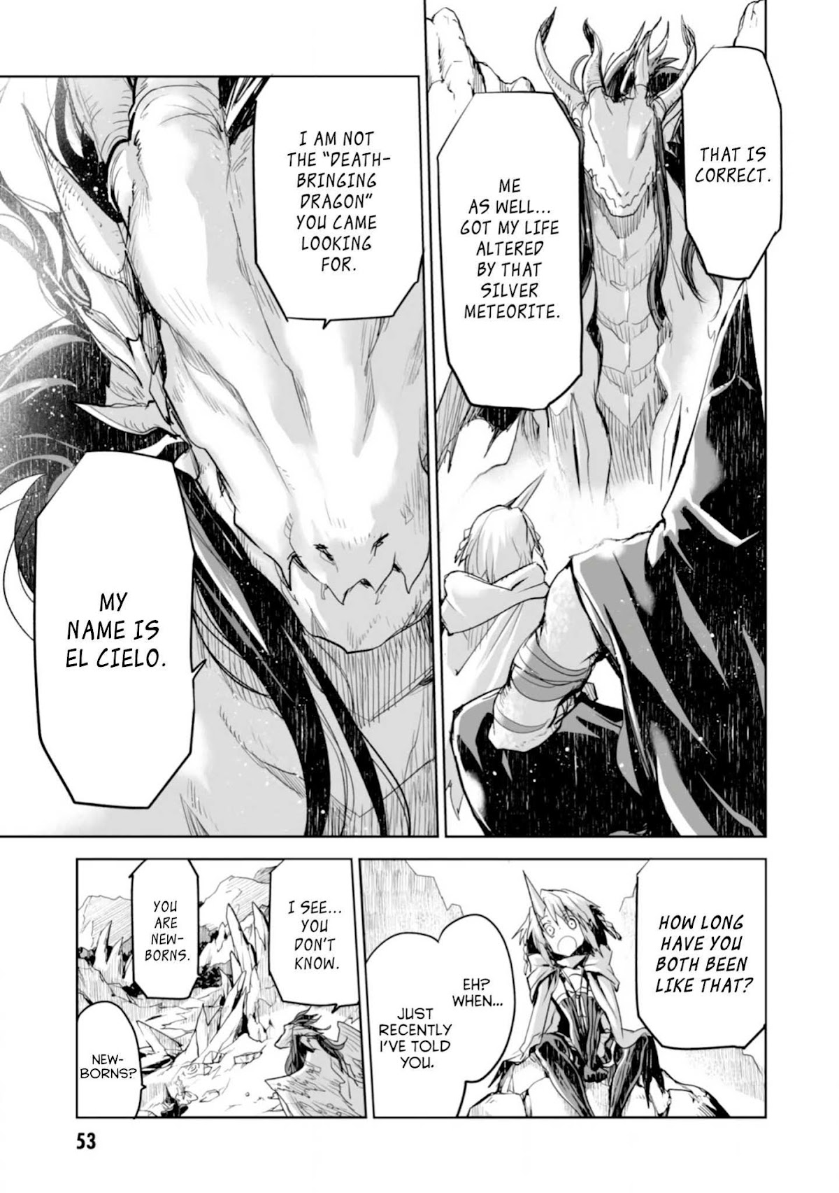 Killing me/Killing you Chapter 2 page 15 - Chapter 2: Funeral 02: The Death-Bringing Dragon, El Cielo