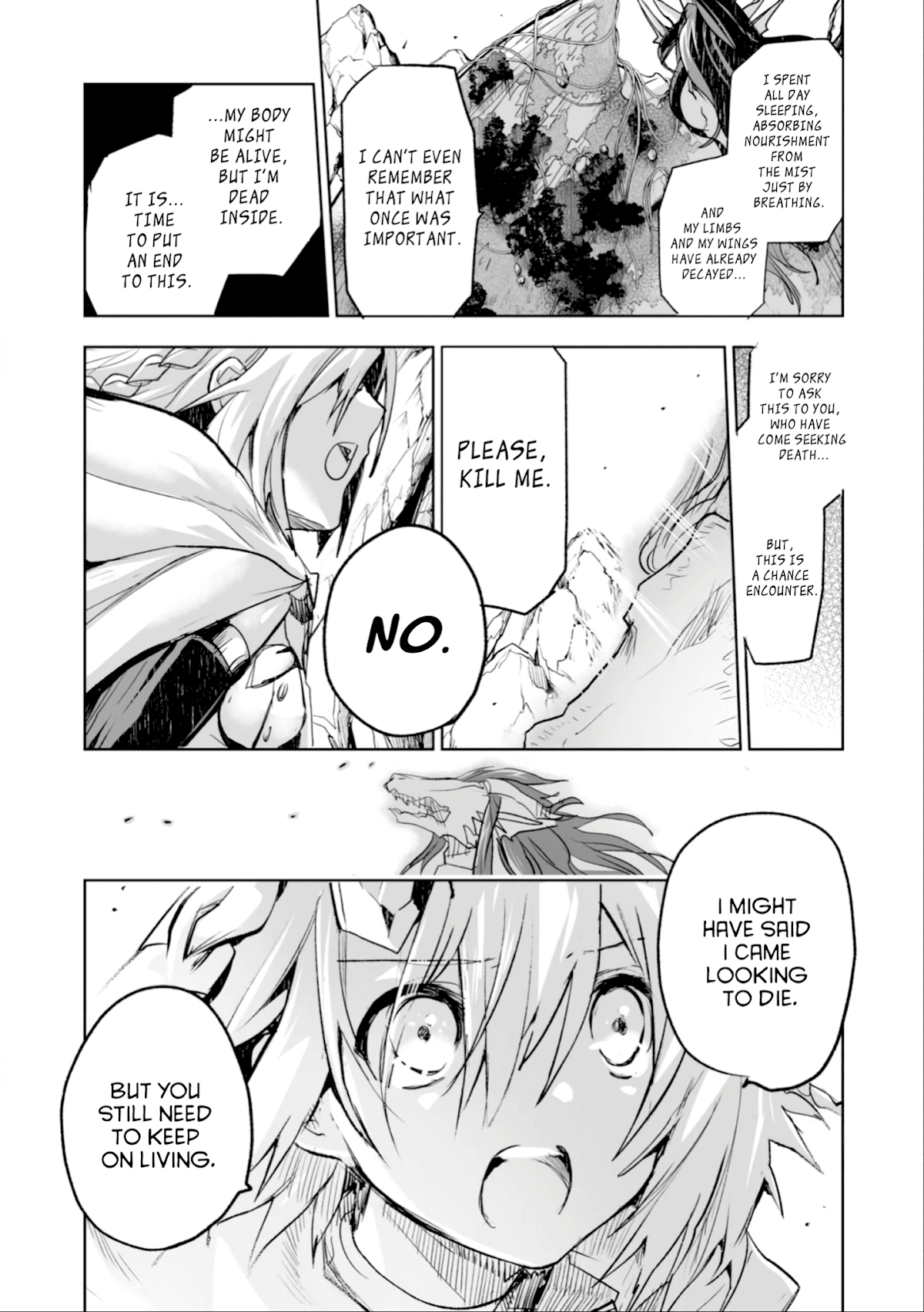 Killing me/Killing you Chapter 2 page 23 - Chapter 2: Funeral 02: The Death-Bringing Dragon, El Cielo
