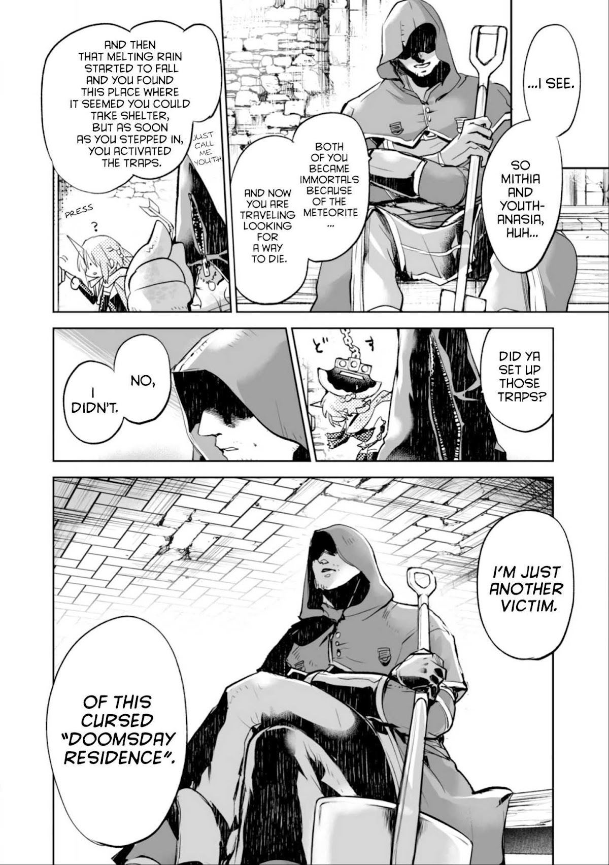 Killing me/Killing you Chapter 3 page 12 - Chapter 3: Funeral 03: Doomsday's Residence