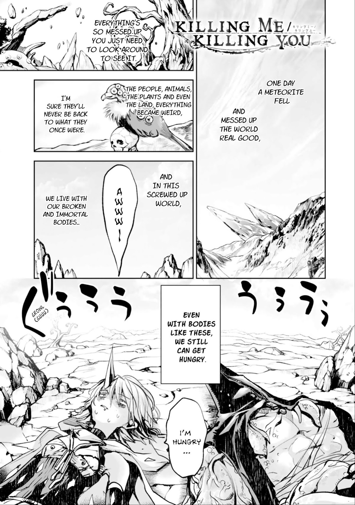 Killing me/Killing you Chapter 4 page 1 - Chapter 4: Mysteria and the Green Eye
