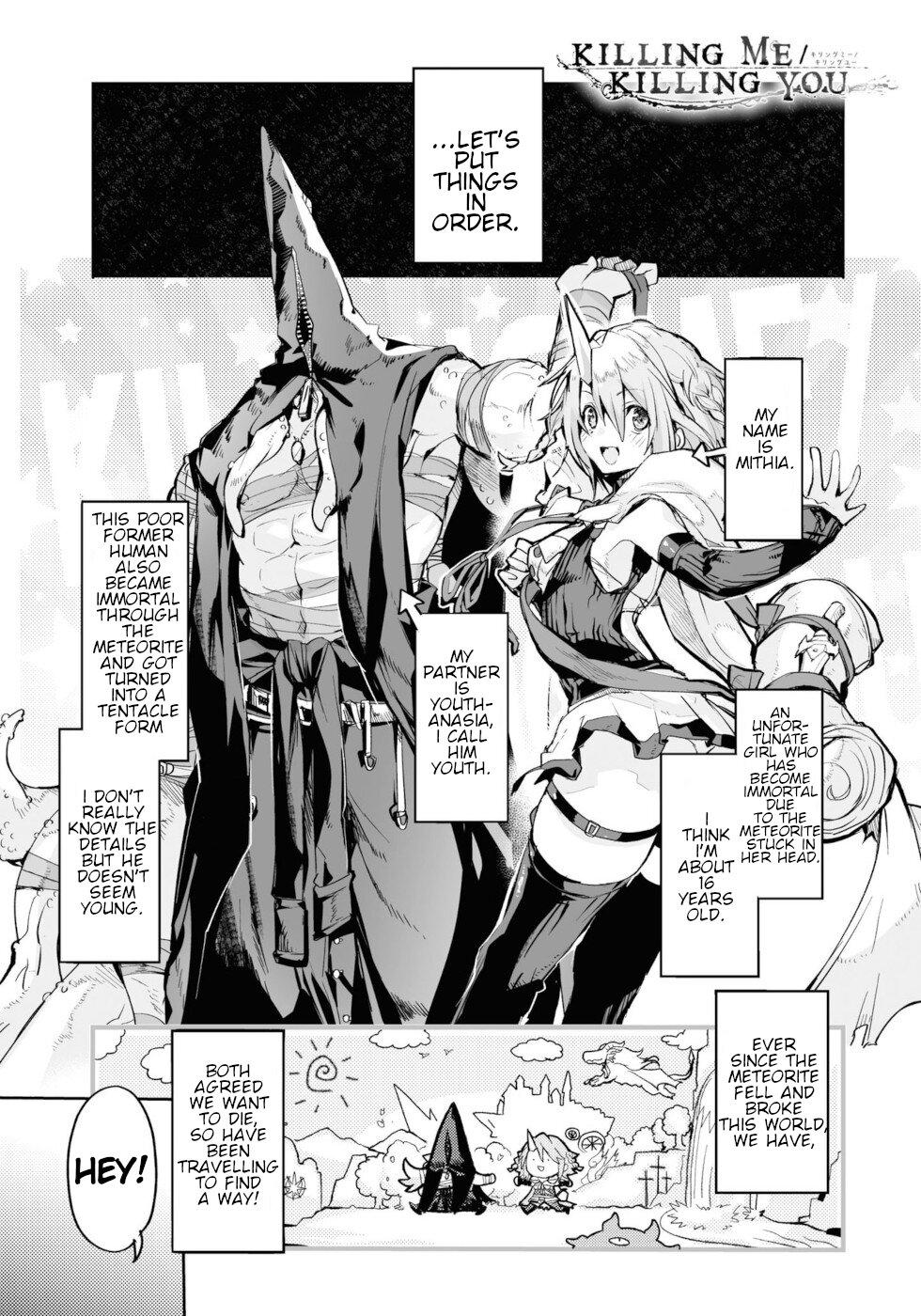 Killing me/Killing you Chapter 9 page 1 - Chapter 9: Vampire In The Ghost Village