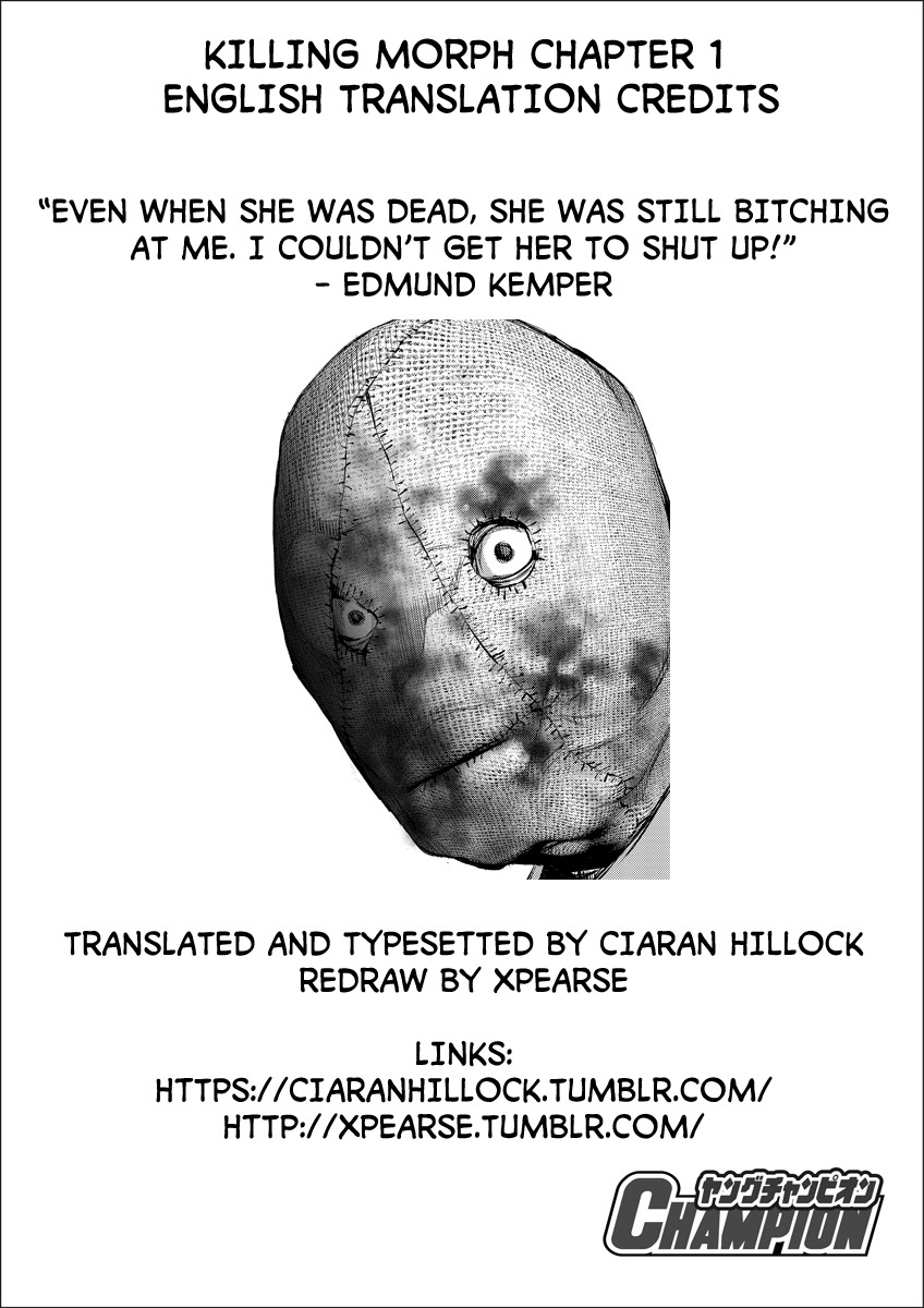 Killing Morph Chapter 1 page 2 - Chapter 1