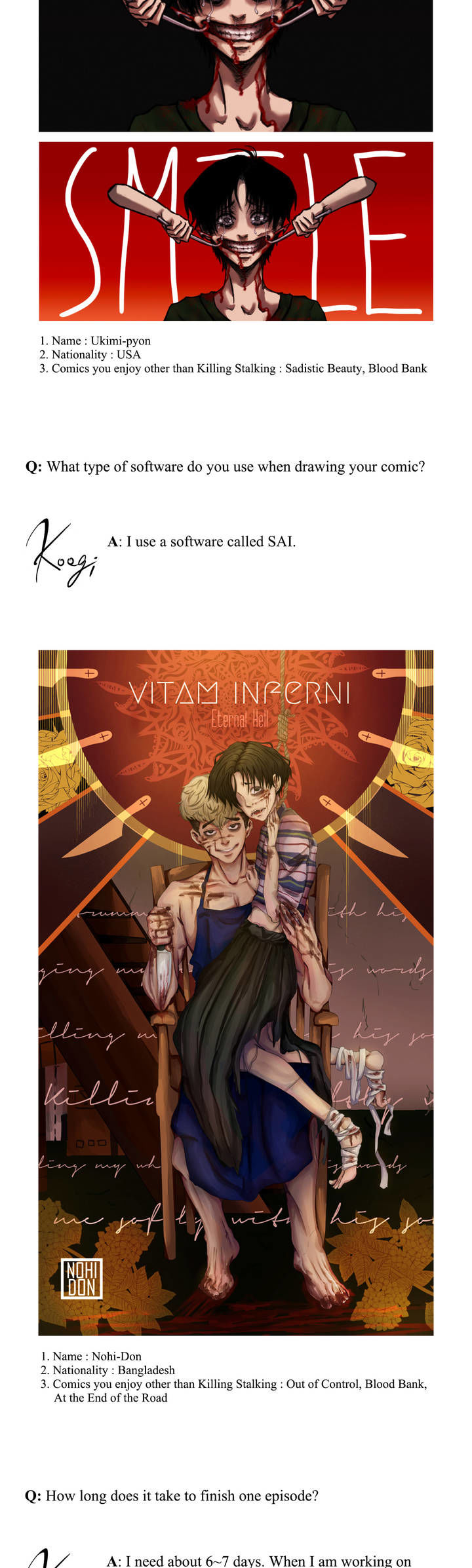 Killing Stalking Chapter 19.6 page 4 - Chapter 19.6 : Killing Stalking Fan Event Pt. 1
